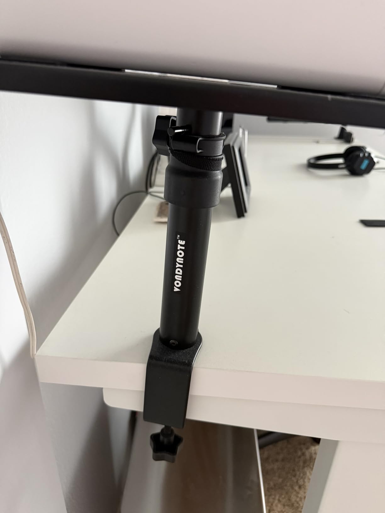 Vondynote Set of 2 Desktop Clamp Speaker Stands Short Studio Monitor Stands Height Adjustable customer photo 2