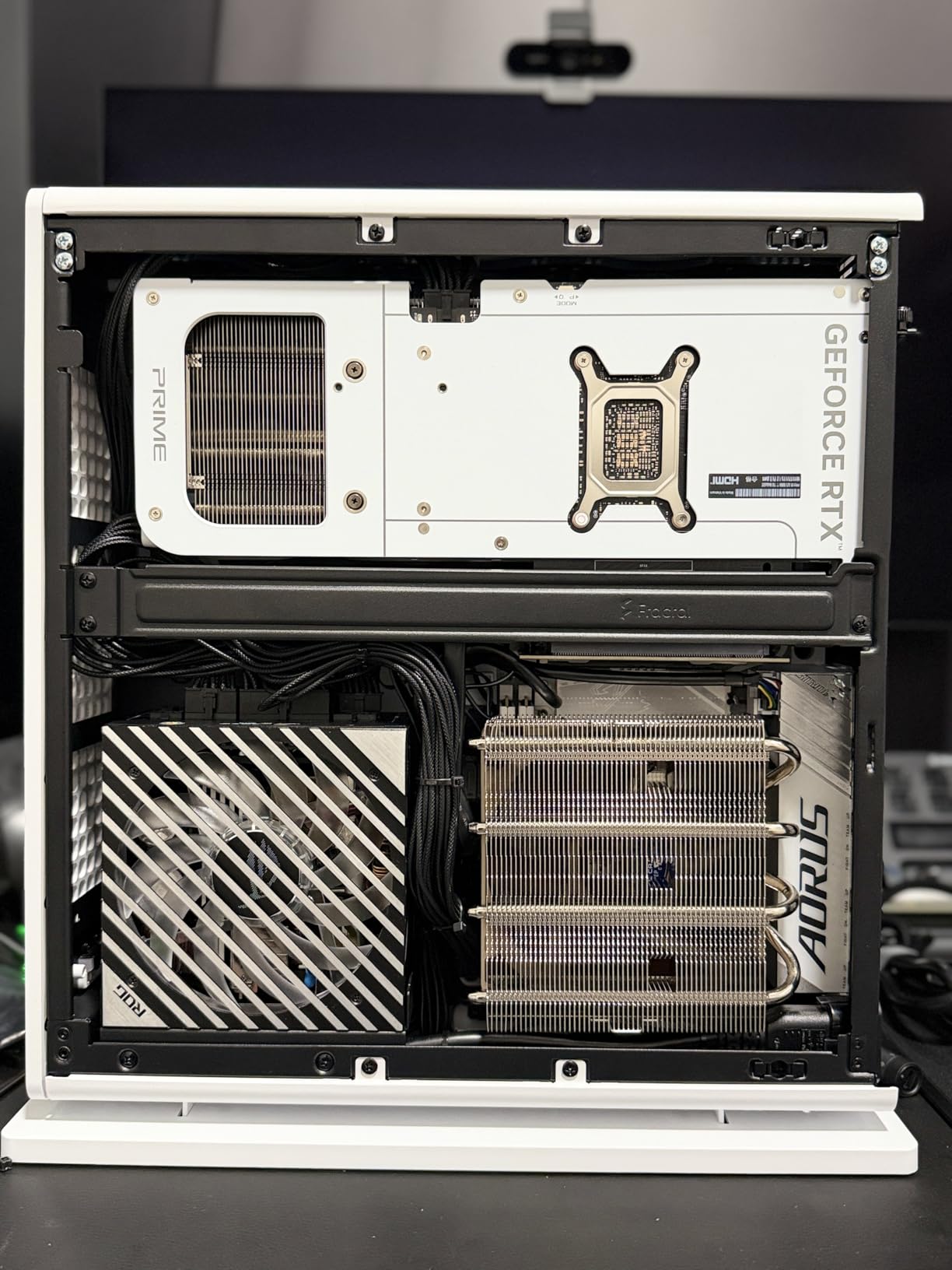 Fractal Design Ridge Black - PCIe 4.0 Riser Card Included - 2X 140mm PWM Aspect Fans Included - Type C USB - m-ITX PC Gaming Case customer photo 1