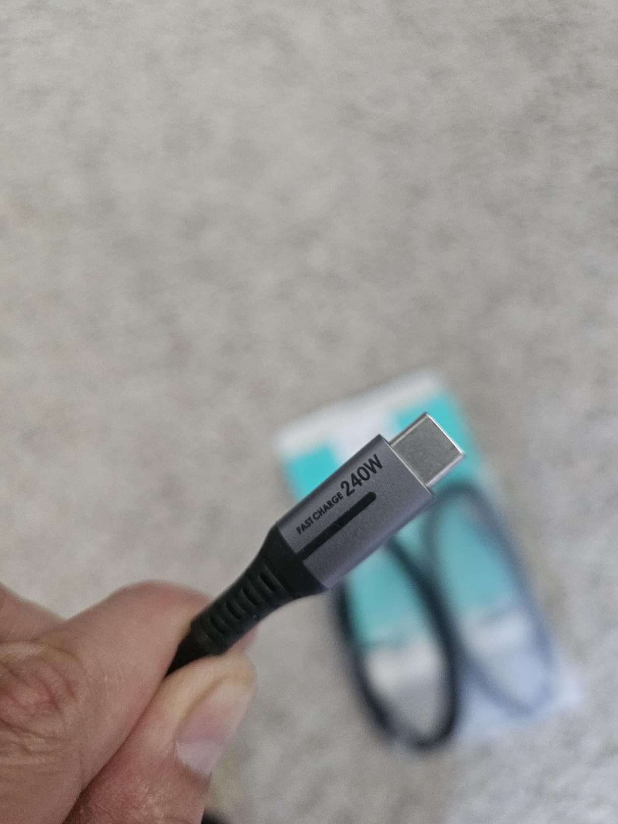 INIU USB C to USB C Cable, 240W Fast Charging Type C Charger Cord, Braided USBC Phone Charger Cable for iPhone 17 16 Pro Max Samsung S26 S25 Laptops MacBook Air 15 M3 iPad Switch [6.6ft+6.6ft Black] customer photo 1