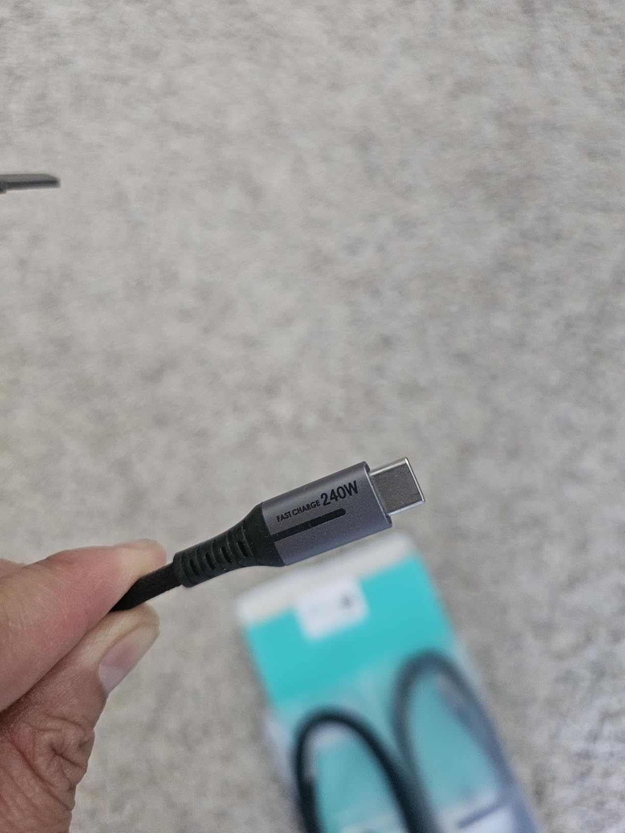 INIU USB C to USB C Cable, 240W Fast Charging Type C Charger Cord, Braided USBC Phone Charger Cable for iPhone 17 16 Pro Max Samsung S26 S25 Laptops MacBook Air 15 M3 iPad Switch [6.6ft+6.6ft Black] customer photo 2