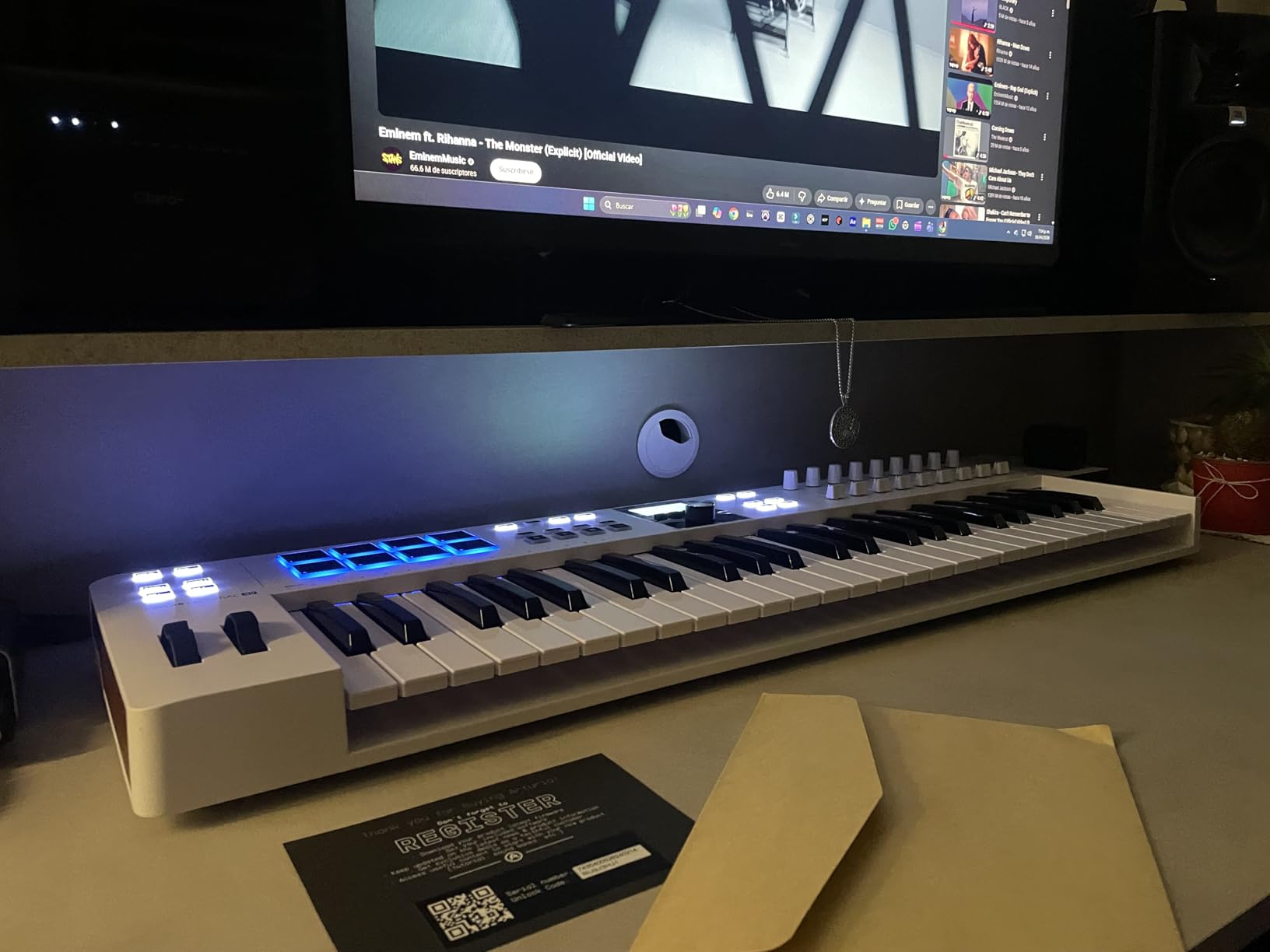 Arturia KeyLab Essential mk3 - 49 Key USB MIDI Keyboard Controller with Analog Lab V Software Included customer photo 1