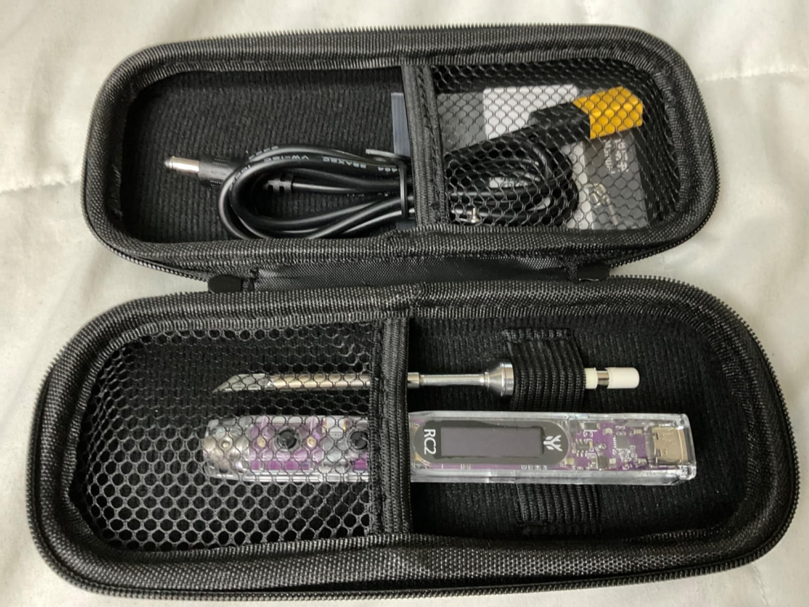 HGLRC RC2 Soldering Iron Kit 65W 24V Portable Outdoor OLED Digital Display Intelligent Temperature for FPV Racing Drone customer photo 1