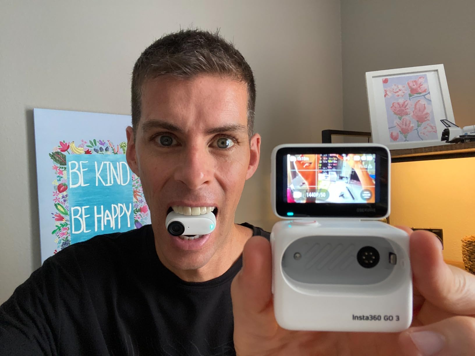 Insta360 GO 3 64GB - Vlogging Camera for Creators, Mini Action Camera with Flip Touchscreen, Hands-Free POV, Mount Anywhere, Stabilization, Waterproof customer photo 1