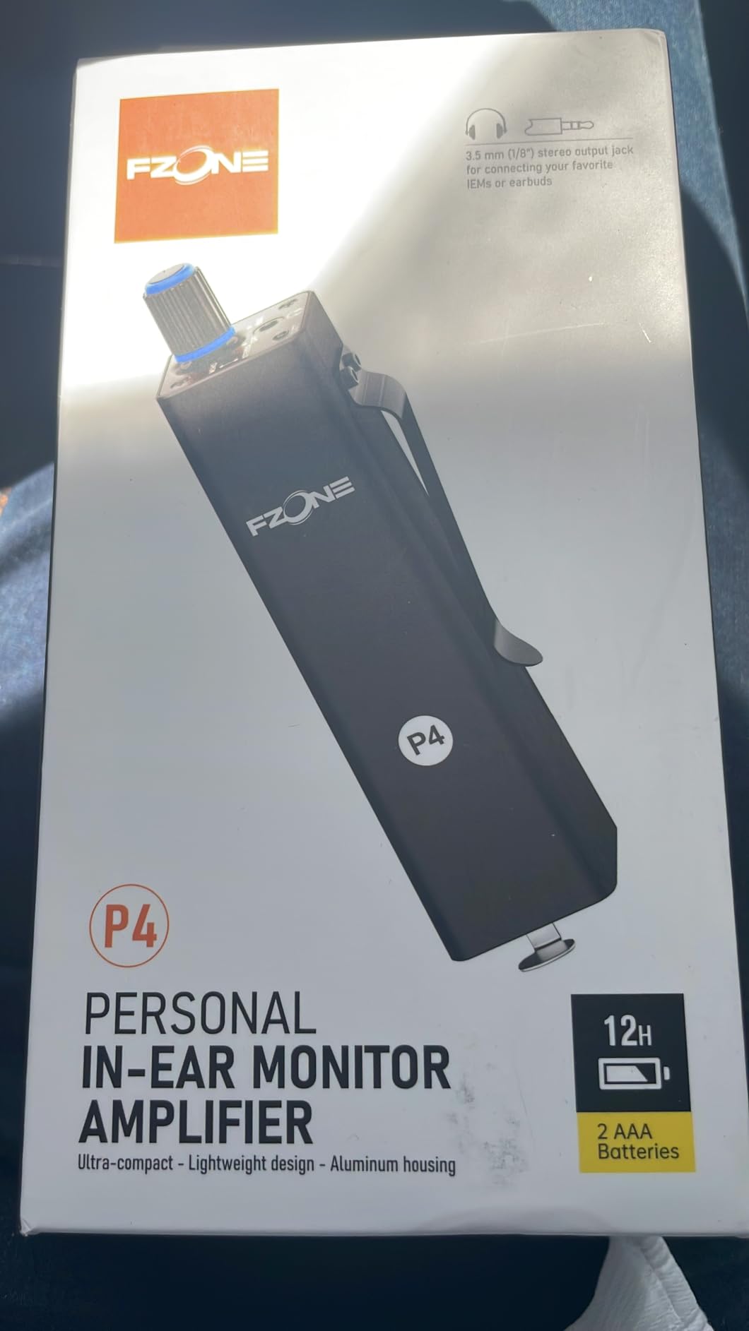 FZONE Upgraded in-Ear Monitor Amplifier Portable IEM with Super Great Sound Quality, Stereo/Mono Switch, Enhanced Durable Belt Clip customer photo 2