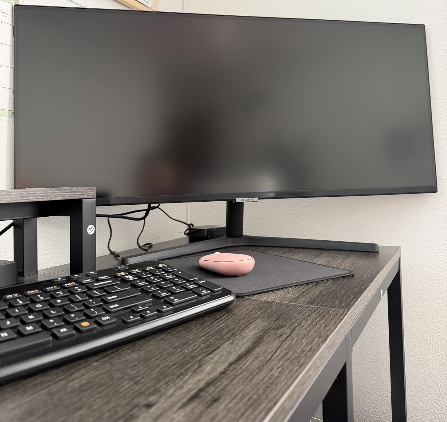 Samsung 34 inch ViewFinity S50GC Series Ultrawide QHD Monitor, 100Hz, 5ms, HDR10, AMD FreeSync, Ultrawide Screen, Eye Care, Thin Bezels, PIP, PBP, LS34C50DGANXZA, 2023, Black customer photo 1