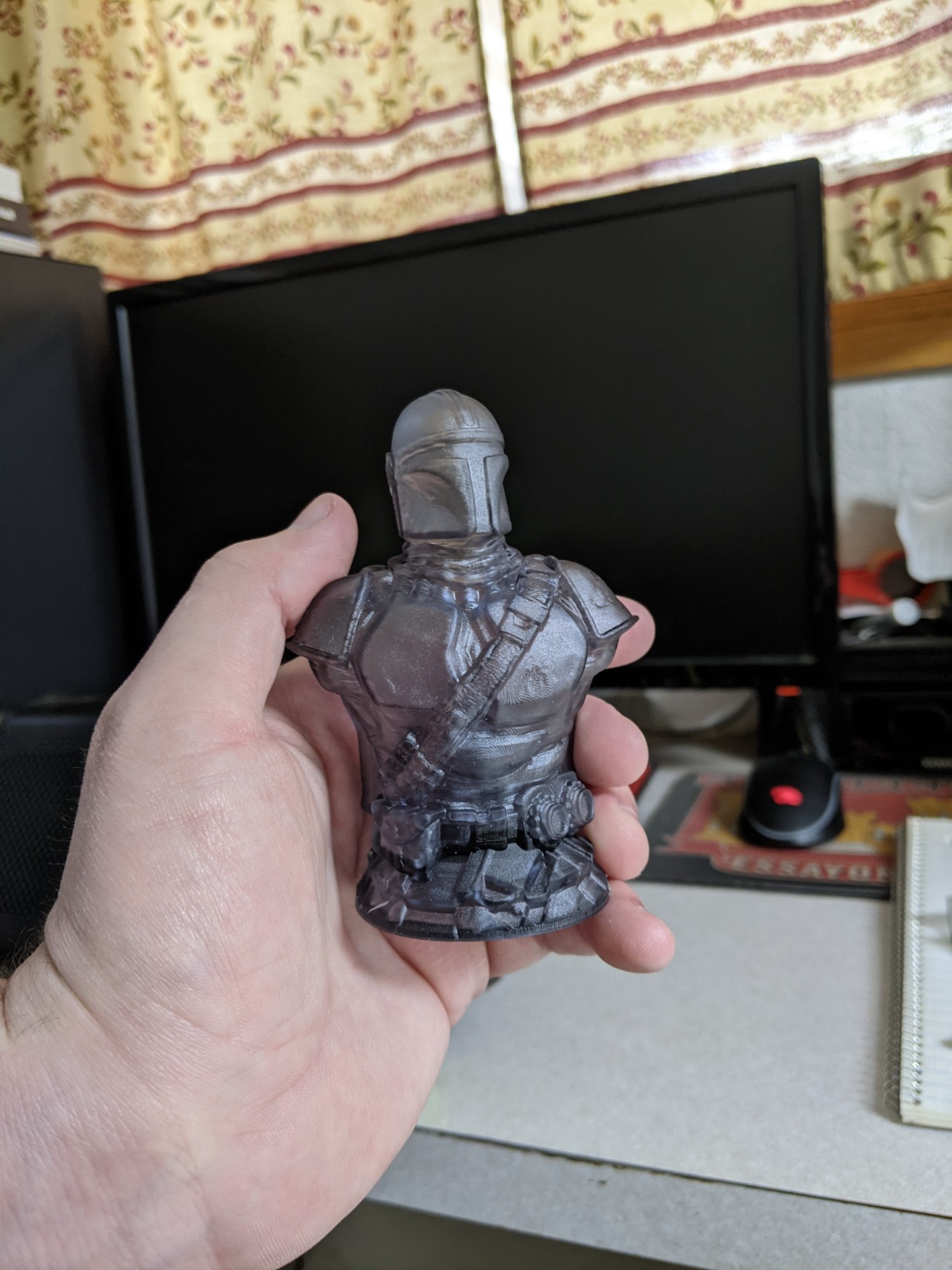 Siraya Tech 2kg Build 3D Printer Resin - High Resolution, Non-Brittle, Tappable Engineering Resin - Ideal for LCD DLP 3D Printing 8K Capable (Sonic Grey, 2kg) customer photo 1