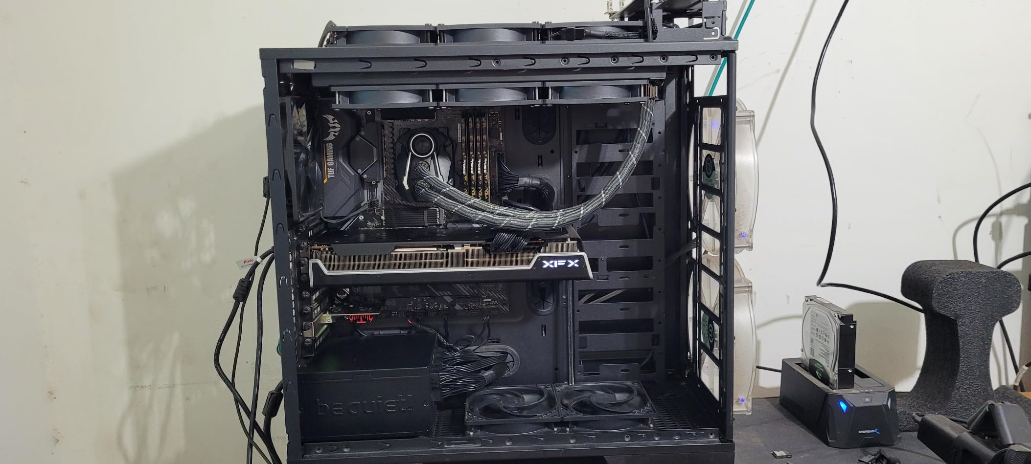 be quiet! Pure Power 12 M 1200W Modular Power Supply | 80 Plus Gold | ATX 3.1 | PCIe 5.0 GPUs and 6+2 pin connectors | 12VHPWR Cable Included | Silent 120mm be quiet! Fan - BN513 | 10 Year Warranty customer photo 1