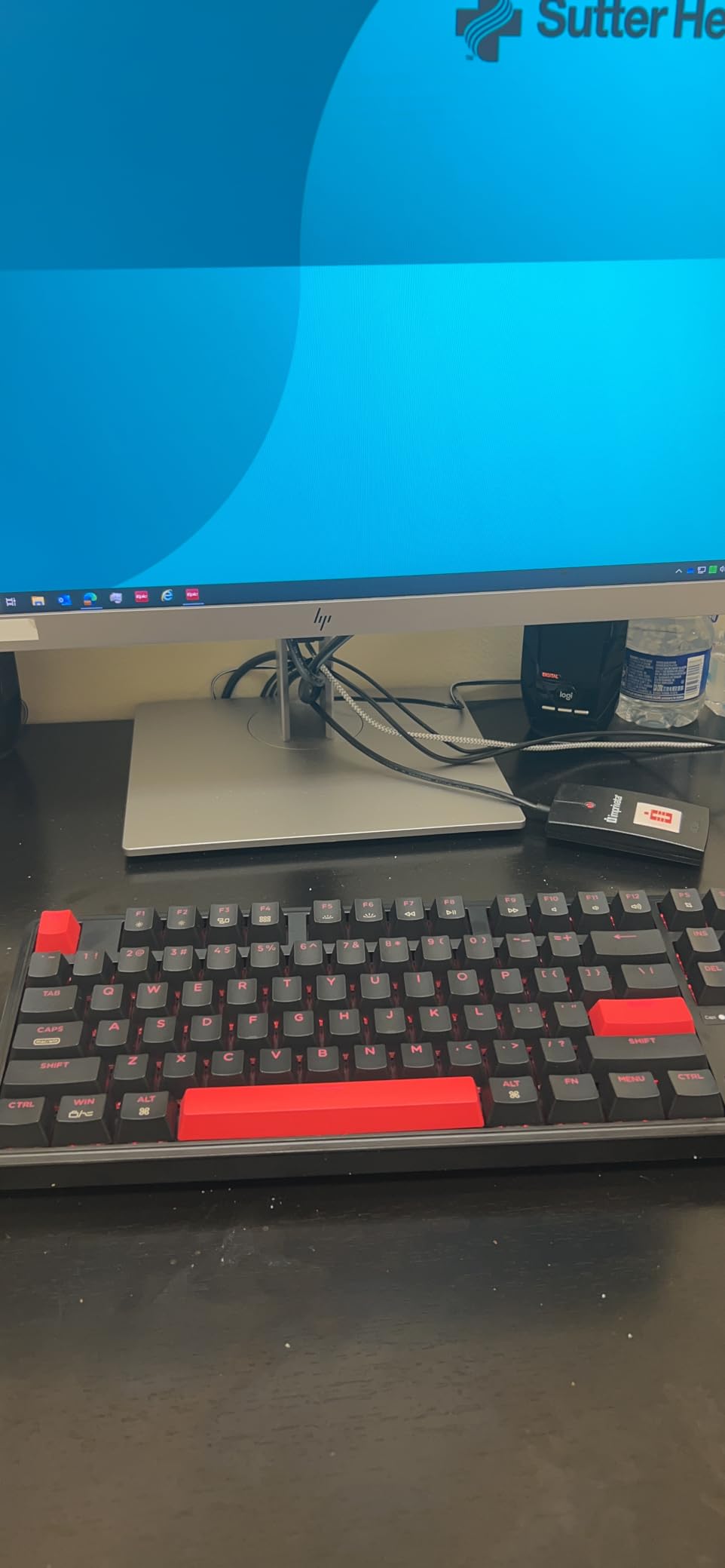 Keychron C3 Pro QMK/VIA Custom Gaming Keyboard, Programmable 87 Keys Compact TKL Layout Gasket Mount, Red LED Backlight Wired Mechanical Keyboard with Brown Switches for Mac/Windows/Linux customer photo 2