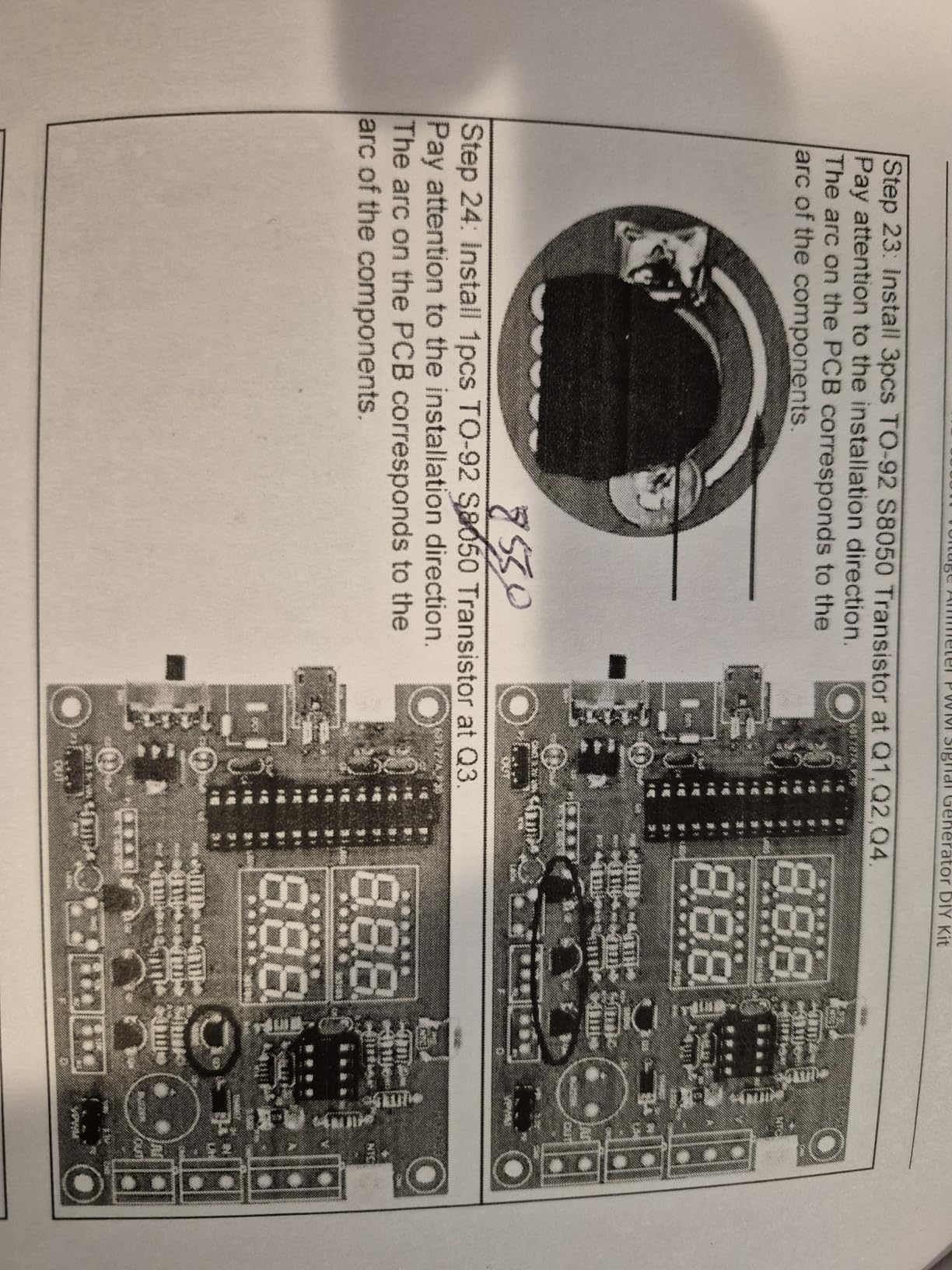 MiOYOOW Soldering Practice Kit, DIY PWM Adjustable Signal Generator Voltage Current Tester Electronics Project Kit, LED Display Multifunctional Frequency Counter Soldering Kit for Learning customer photo 1