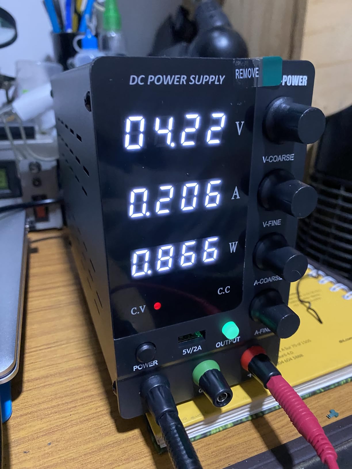 NICE-POWER DC Power Supply Variable 30V 10A, Adjustable Switching Regulated DC Bench Power Supply with Output Switch High Precision 4-Digit LED Display, Benchtop Lab Power Supplies with 5V/2A USB Port customer photo 2