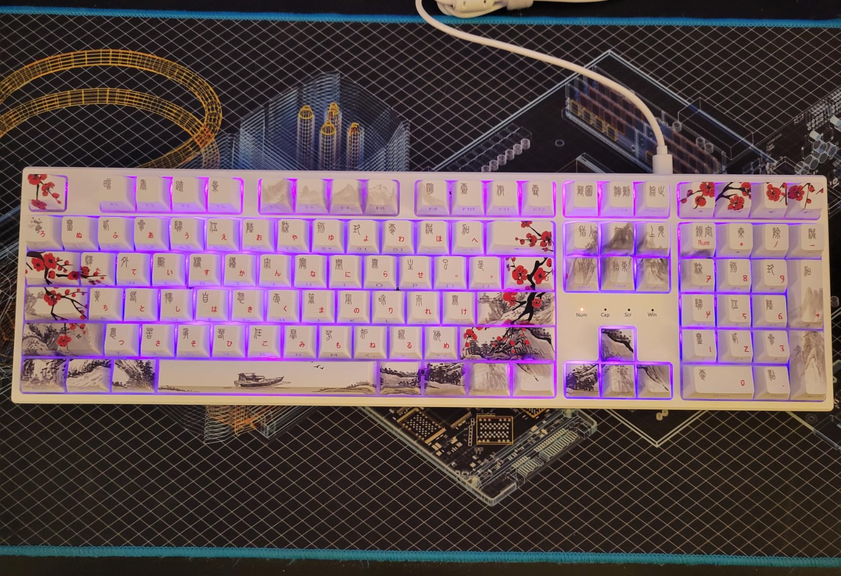 Redragon K668 RGB Gaming Keyboard, 108 Keys Wired Mechanical Keyboard w/Extra 4 Hotkeys, Sound Absorbing Foams, Upgraded Hot-swappable Socket, Mixed Color Keycaps x 2 Sets, Red Switch customer photo 2
