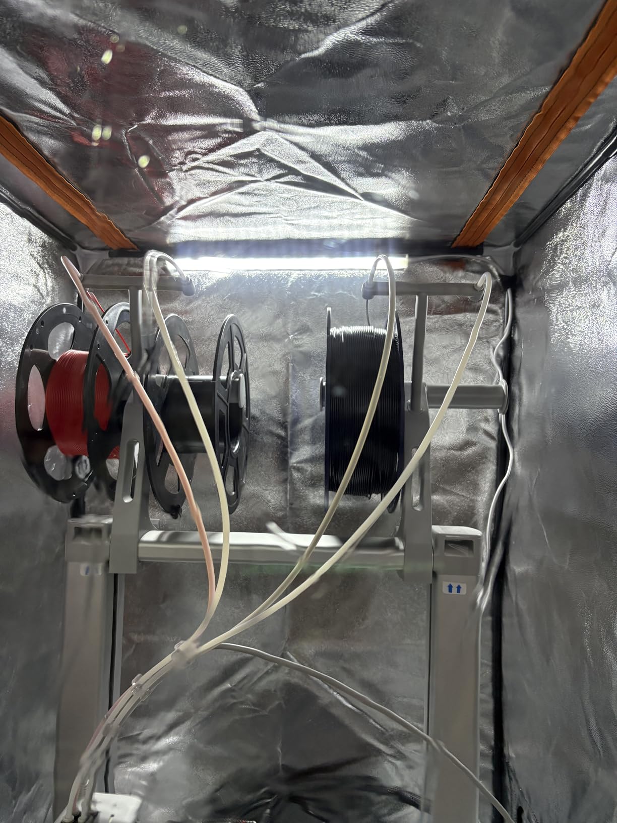 3D Printer Enclosure with LED Lighting, Fireproof Dustproof Tent Constant Temperature Protective Cover for Creality Ender 3 V3 SE/KE/Ender 3/Ender 3 Pro/Ender 3V2/Ender 3S1/Neo/Anycubic Elegoo, Medium customer photo 1