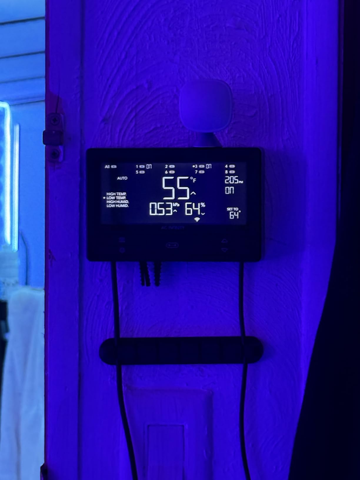 AC Infinity Controller 69 PRO+, Smart Environmental Controller 8-Port with Temp, Humidity, VPD, Timer, Cycle, Schedule Controls, for Grow Tent Cooling Ventilation Lighting (Bluetooth + WiFi, 8-Port) customer photo 1