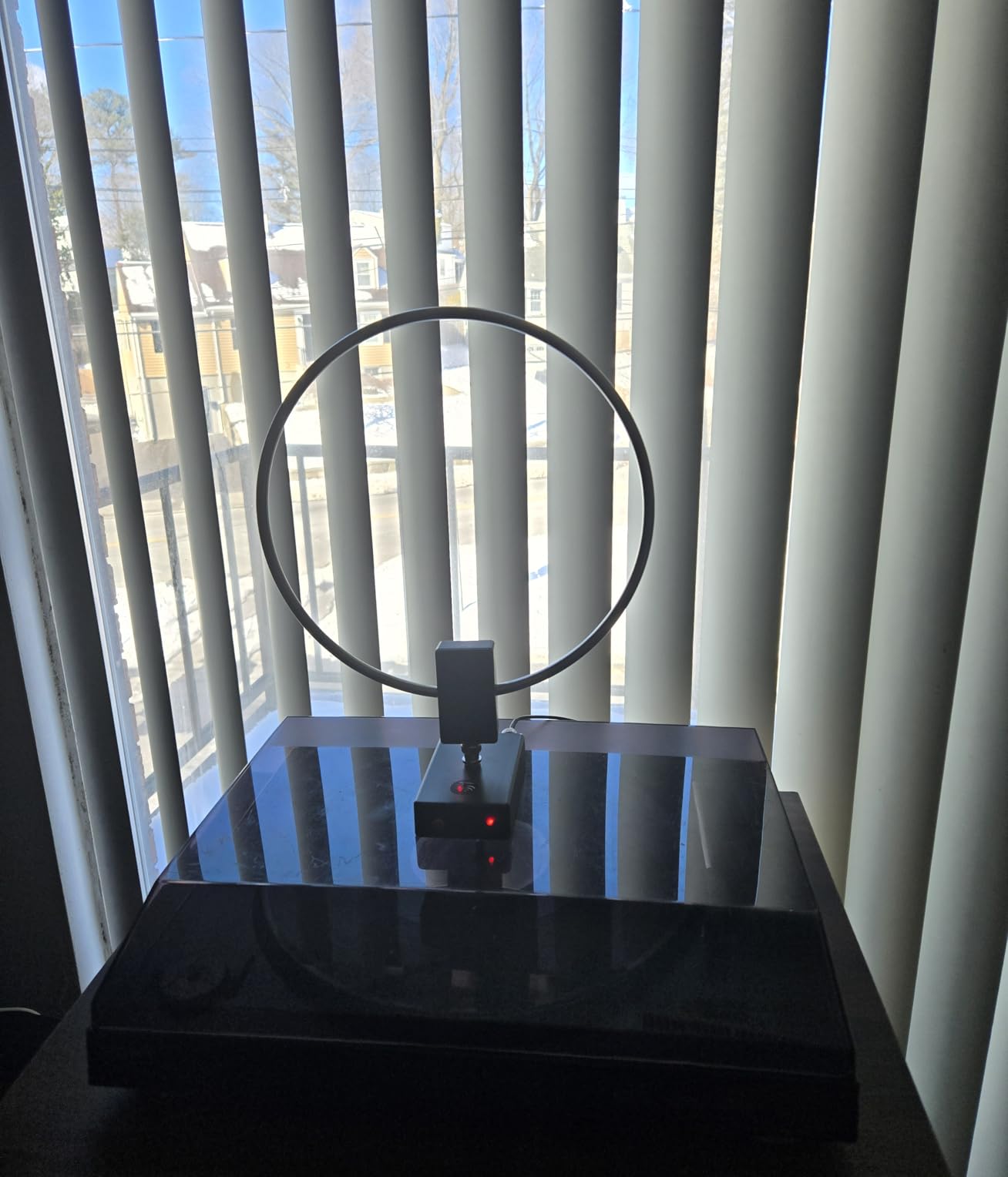 GA800 Loop Antenna, GOOZEEZOO Active Shortwave Radio Antenna with BNC Cable 10KHz-159MHz HF LW MW SW FM Air V Band Portable Receiving Antenna customer photo 1