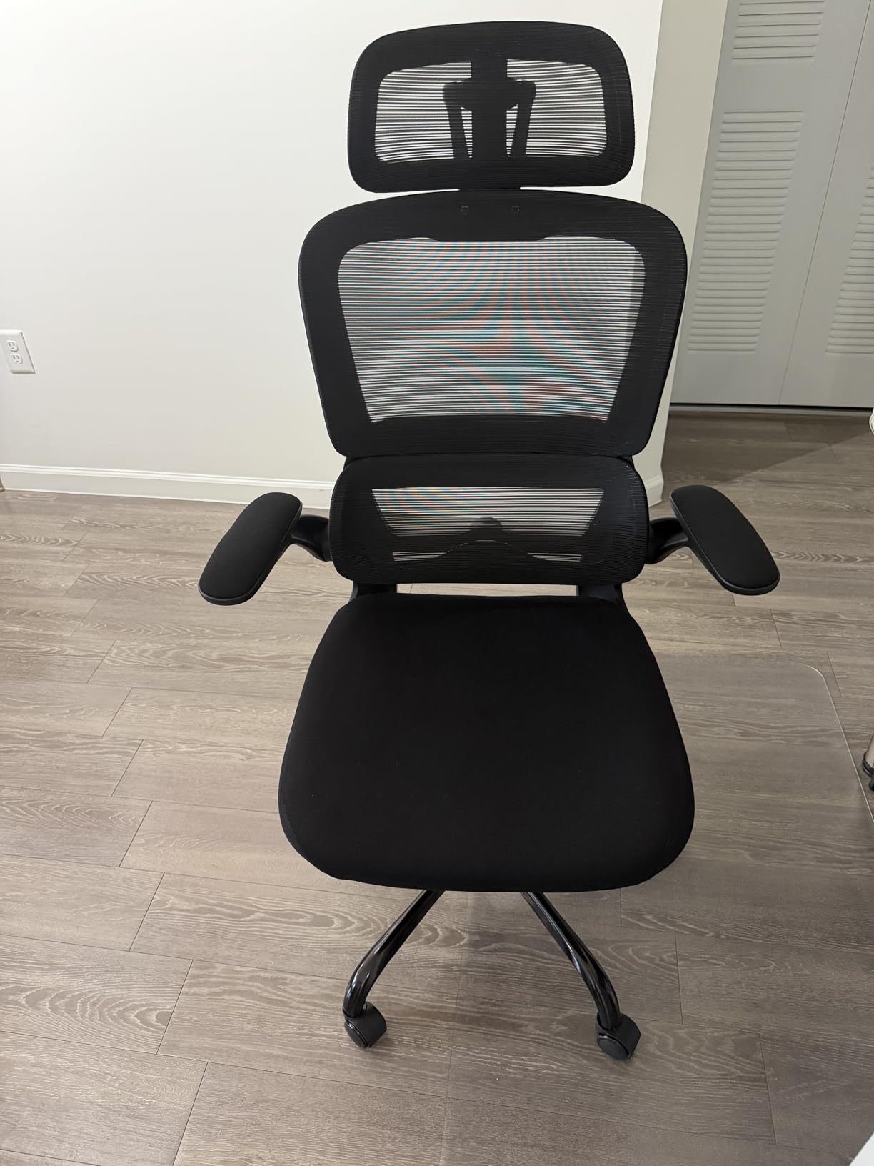 TRALT Office Chair Ergonomic Desk Chair, 330 LBS Home Mesh Office Desk Chairs with Wheels, Comfortable Gaming Chair, High Back Office Chair for Long Hours (Black) customer photo 1