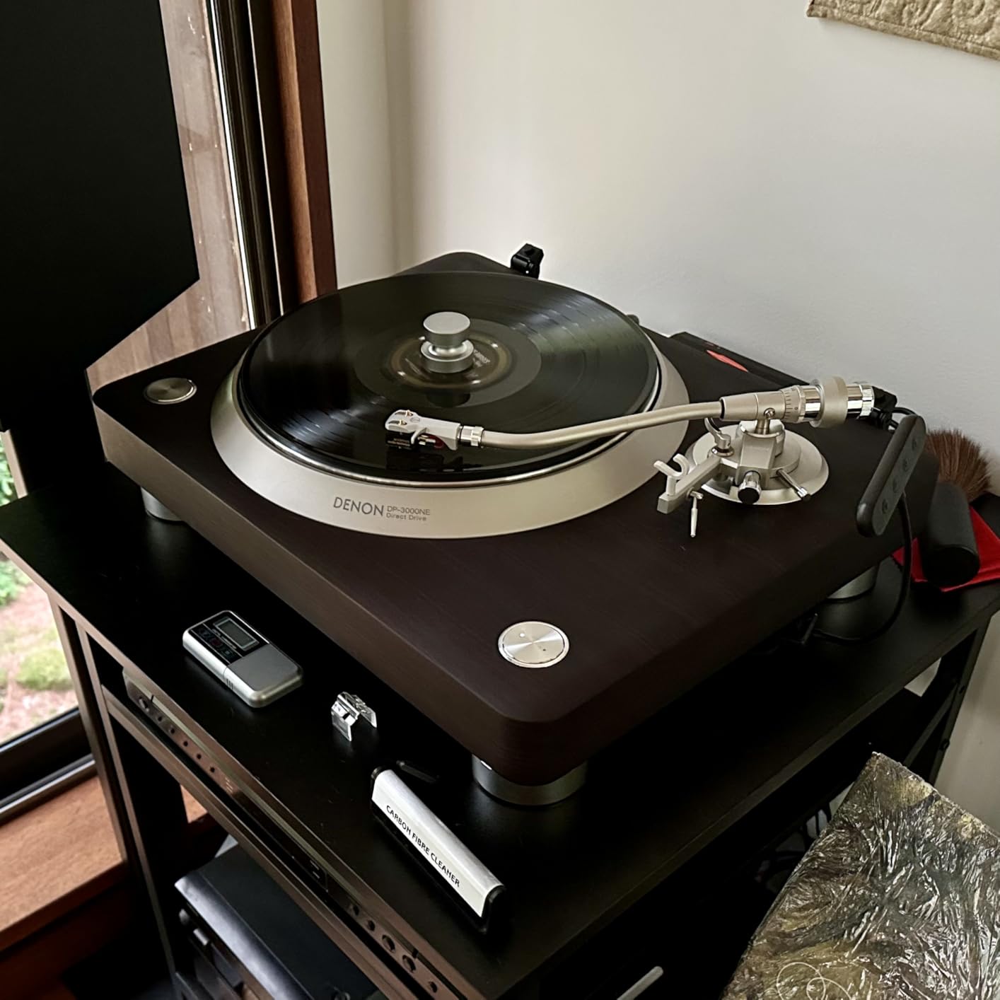 Denon DP-3000NE Fully Automatic Analog Turntable & Vinyl Record Player with Built-in Phono Equalizer | Turntables for Vinyl Records | Unique S-Shaped Tonearm Design | Hologram Vibration Analysis customer photo 1