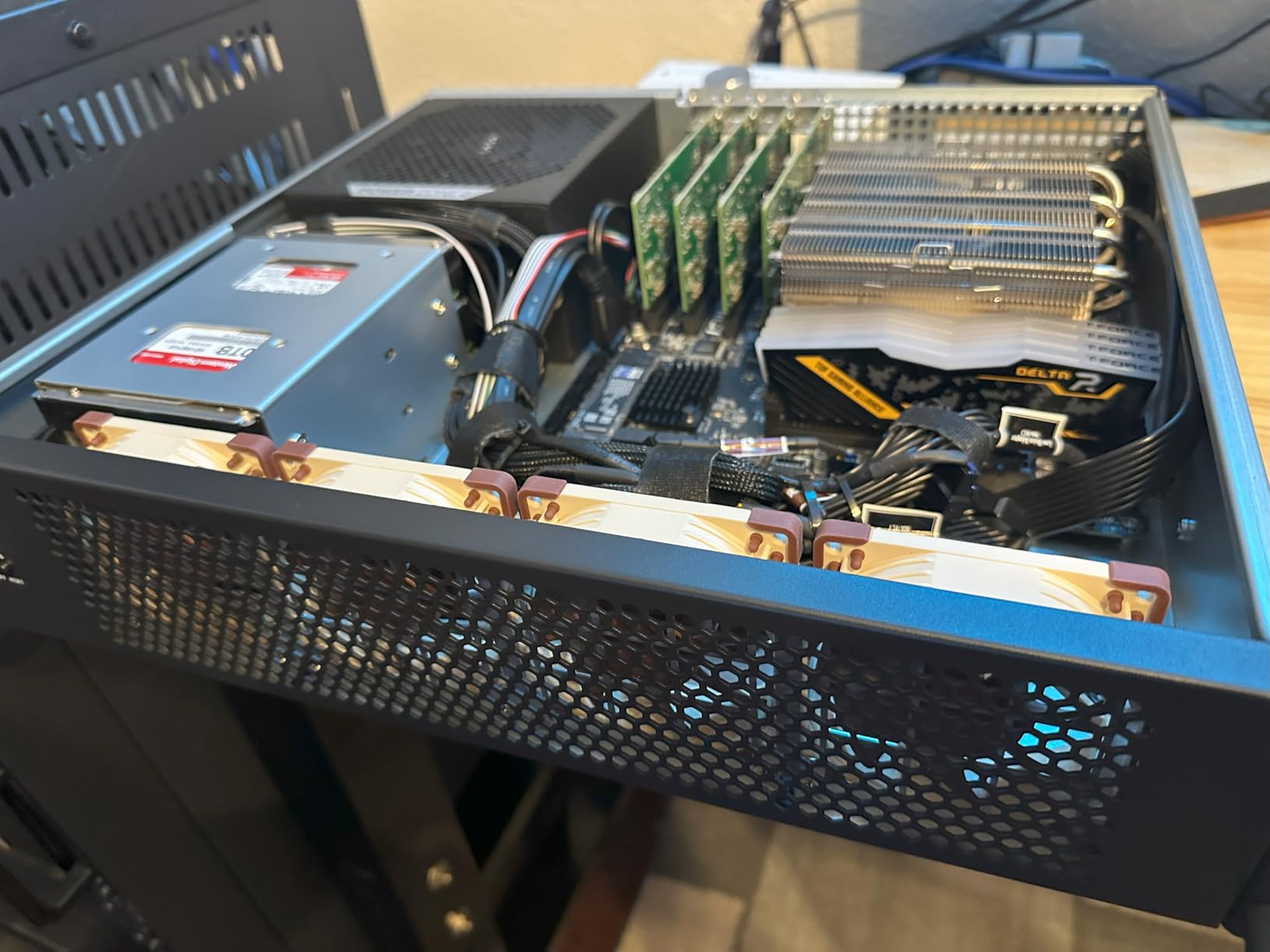 RackChoice Server case MicroATX/Mini-ITX 2U Rackmount Server Chassis max 7x3.5 Bay / USB3.0 with 2.0 Adapter Support ATX PSU customer photo 1