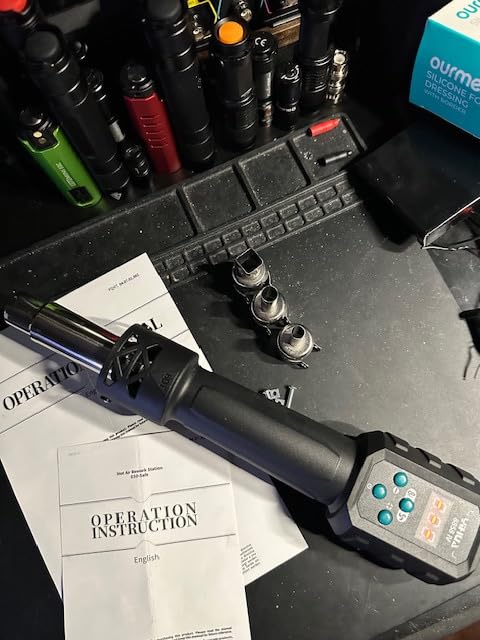 YIHUA 8858 IV Multi-Purpose Heat Gun for Crafting, Electronics Soldering, DIY, Shrink Tubing with Temperature and Air Volume Control customer photo 1