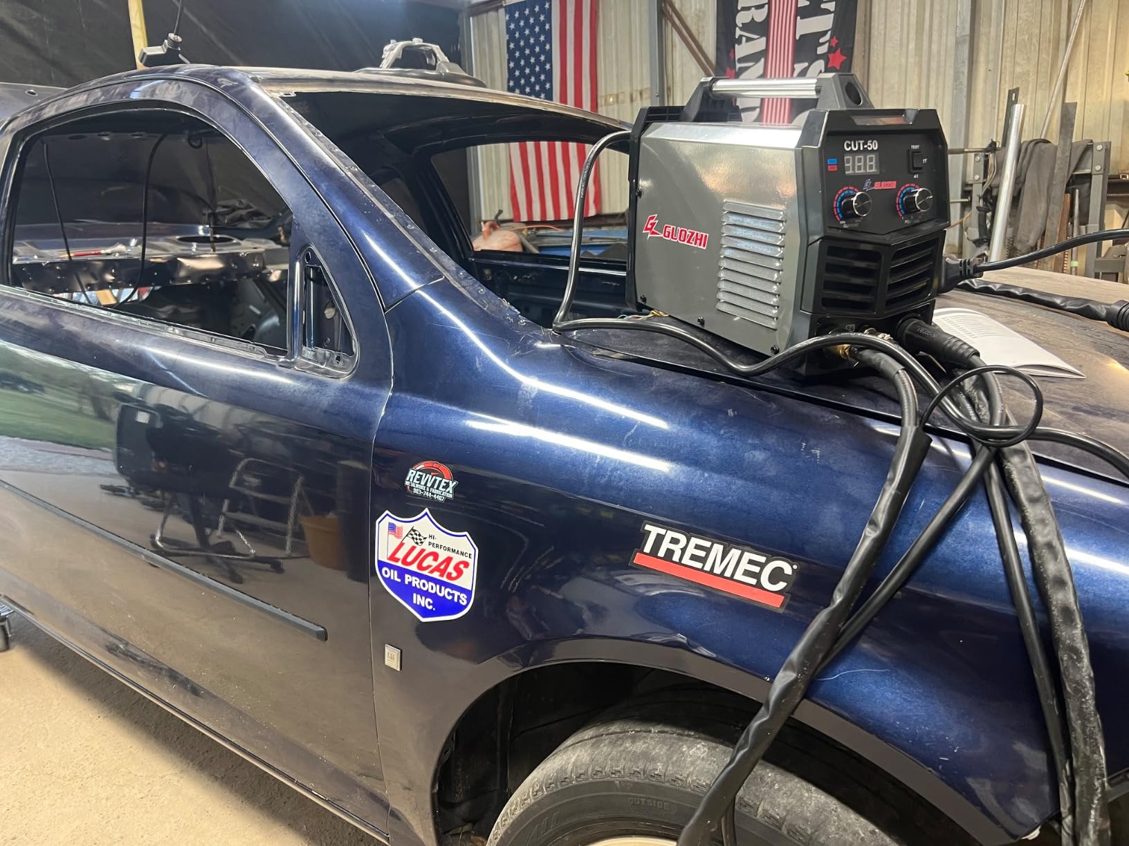 GZ GUOZHI Plasma Cutter, 50 Amp Air Inverter Plasma Cutter, 110V/220V Dual Voltage Digital Display IGBT Inverter Plasma Cutting Machine with 2T/4T/TEST Function customer photo 1