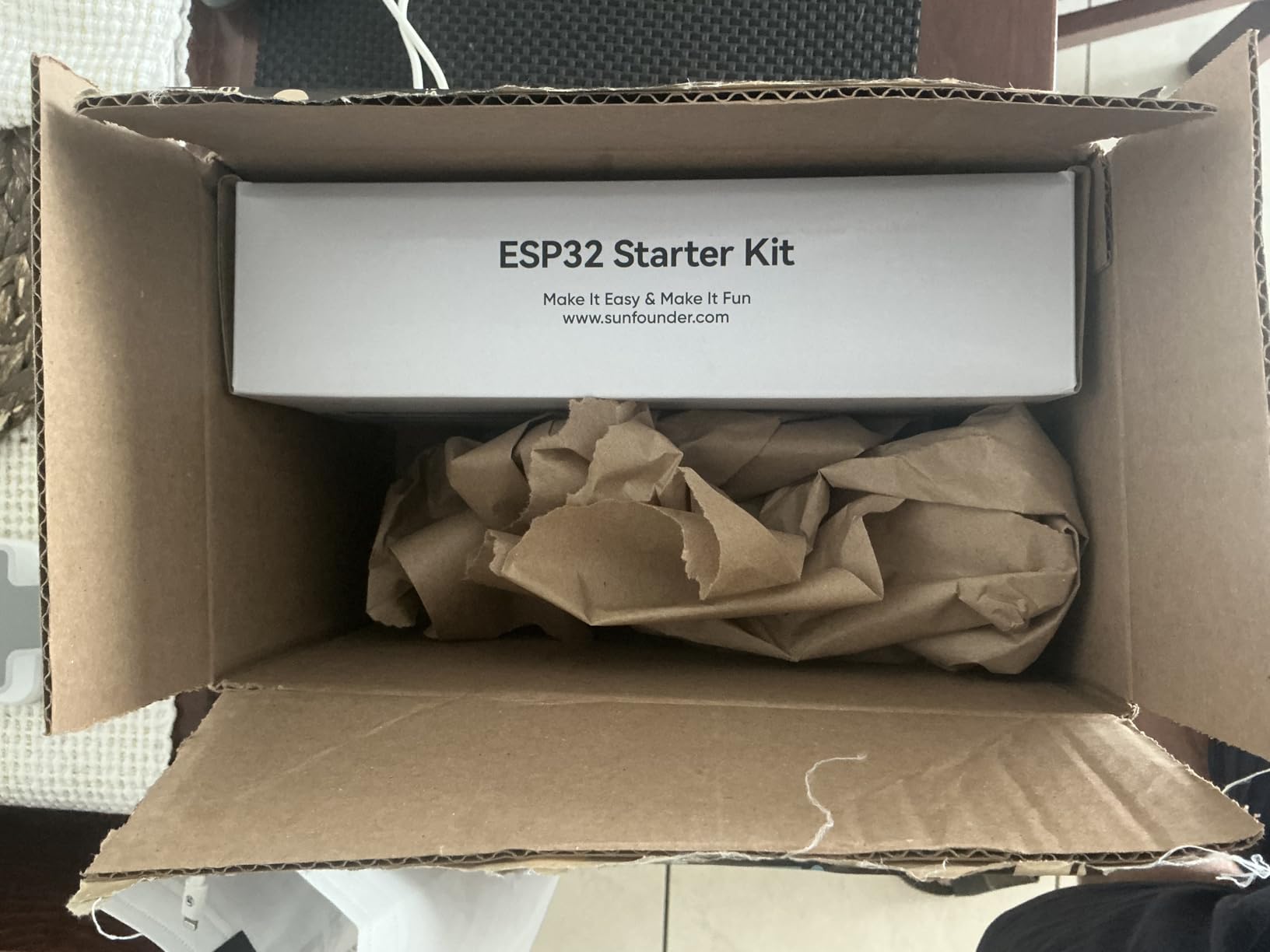 SunFounder ESP32 Ultimate Starter Kit (Compatible with Arduino) ESP32CAM, RoHS Compliant, Python C Scratch, Video Courses, IoT for Beginners Engineers, ESP32 Board & Battery Included customer photo 2