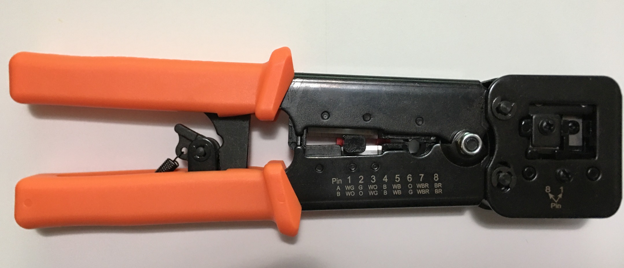 RJ45 Crimp Tool Kit Pass Through Crimper RJ45 Crimping Tool Stripper Cutter Crimper All-in-One for 8P RJ45 Cat5 Cat5e Cat6 6P RJ11/12 Telephone Connectors Network Enthernet Crimper kit customer photo 1