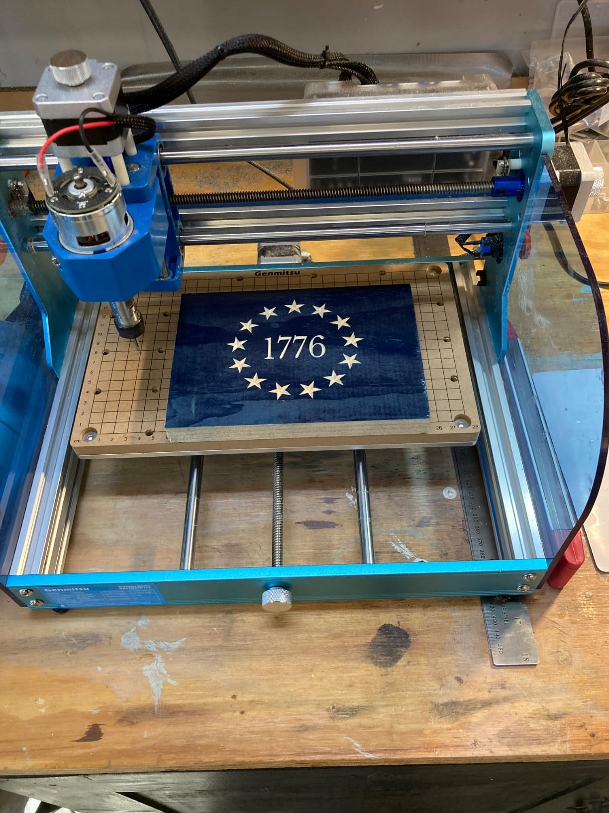 Genmitsu 3018-PROVer V2 CNC Milling Machine, Desktop CNC for Beginner with Limit Switches & Emergency-Stop customer photo 2