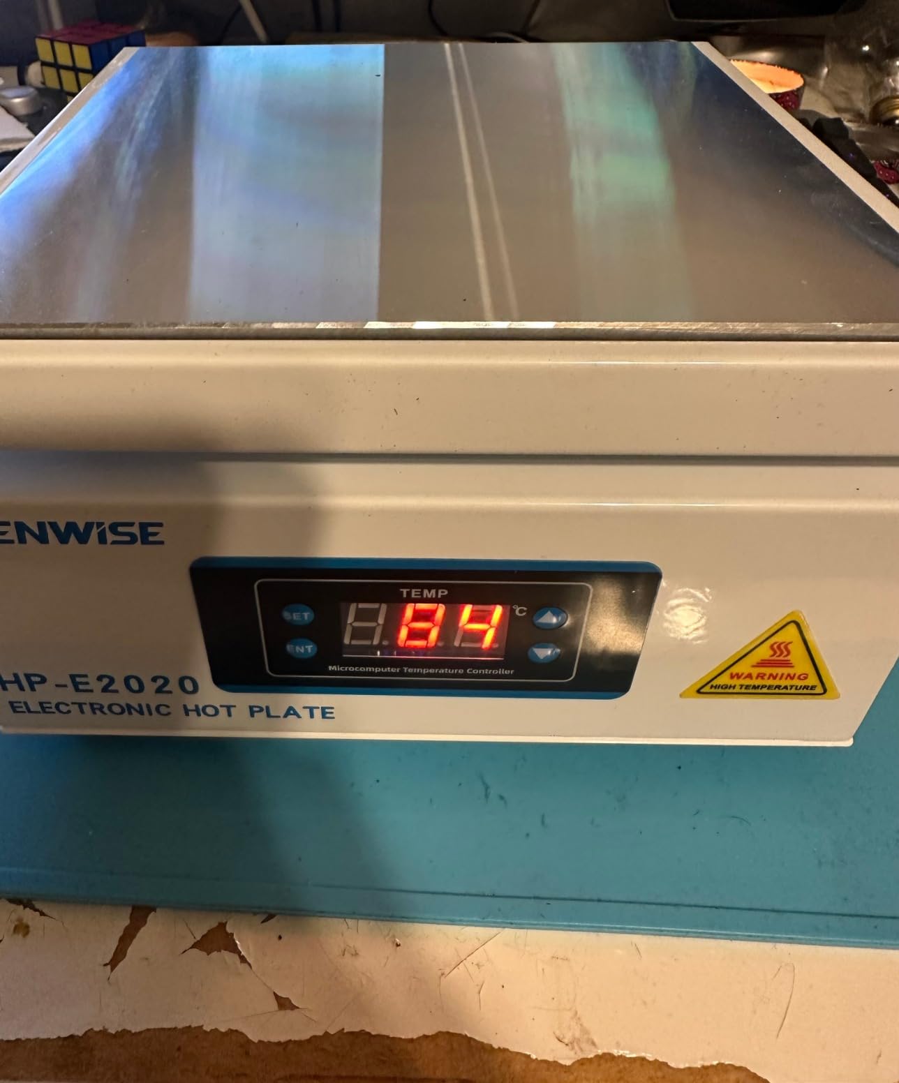 110V 1080W Soldering Hot Plate, Electric Hot Plate, LED Microcomputer Electric Preheat Soldering Station Welder Hot Plate Rework Heater Lab 200X200mm (7.87 * 7.87in) Plate customer photo 1