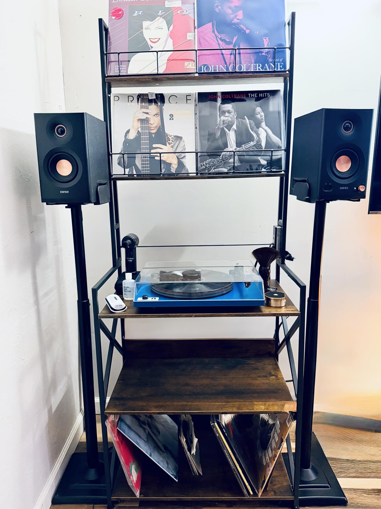ELIVED Universal Speaker Stands Pair Height Adjustable Max 43.3
