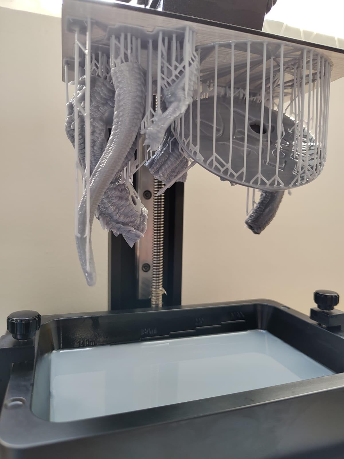 ANYCUBIC ABS-Like Resin Pro 2, 3D Printer Resin with Enhanced Strength and Toughness, High Precision and Minimal Shrinkage, Wide Compatibility for All LCD Resin 3D Printers (Grey+Grey, 2kg) customer photo 1