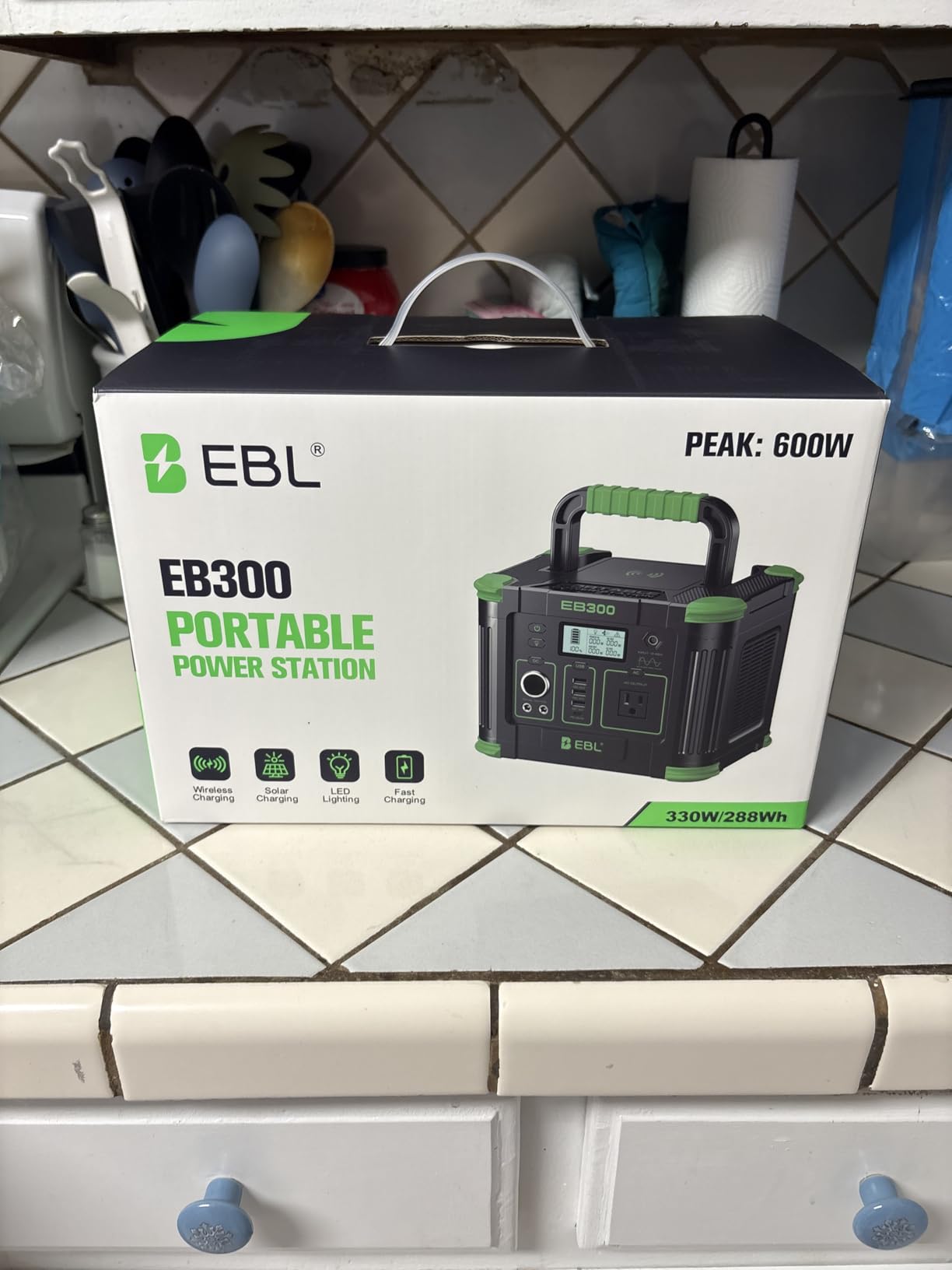 GRECELL Portable Power Station 300W, 288Wh Lithium Battery, 60W Fast Charging, Up to 300W(Peak 600W) AC Outlets, Solar Generator for Outdoor Camping RVs Home Use customer photo 1