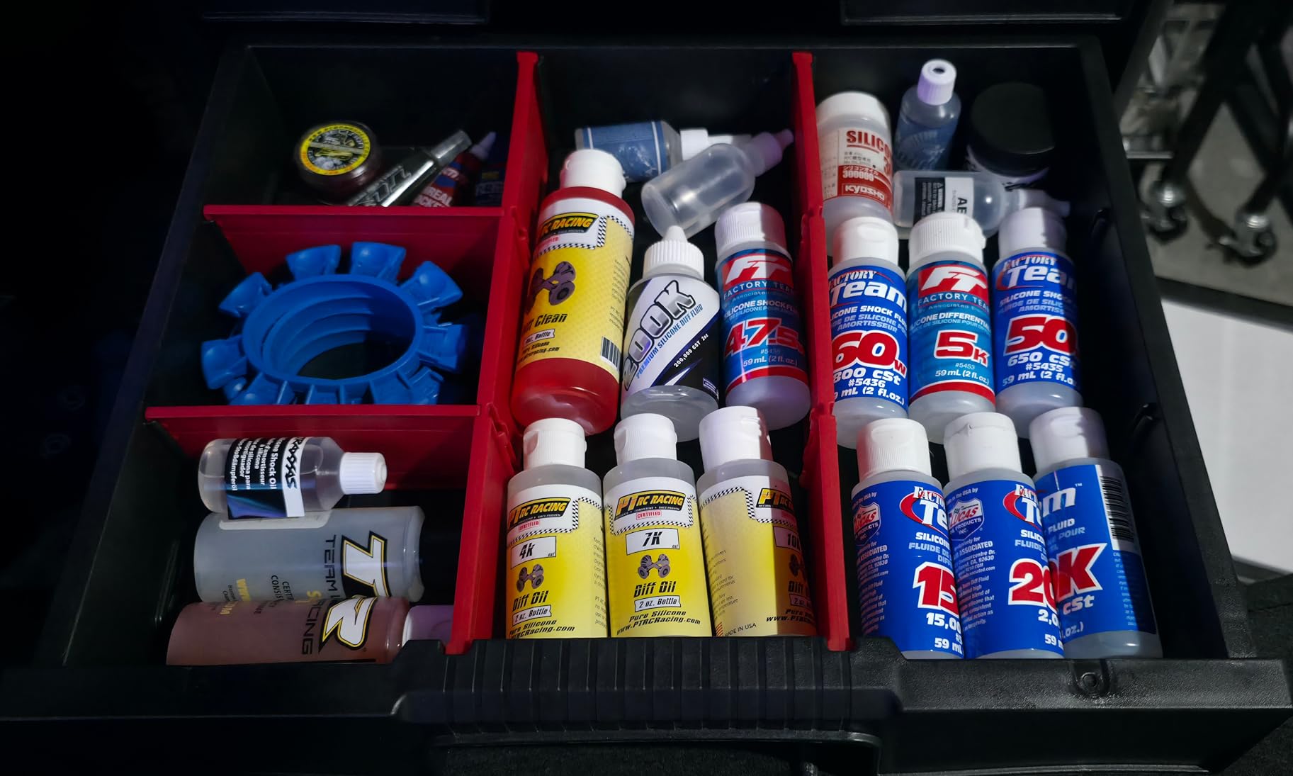 Keter Stack-n-Roll Modular Tools Organizer for Garage Storage and DIY, 3 Piece Resin Rolling Tool Box System for Small Parts, Black customer photo 1