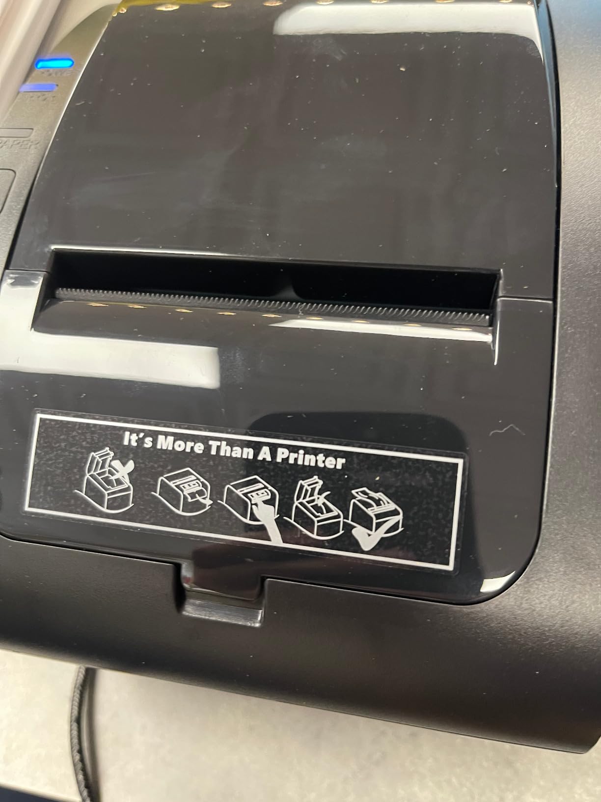 MUNBYN Bluetooth Thermal Receipt Printer P047, 80mm POS Printer, Thermal Printer with USB Serial Ethernet, Bluetooth, Support Android Windows PC (Do Not Support iOS Paypal Doordash Grubhub Vagaro) customer photo 2