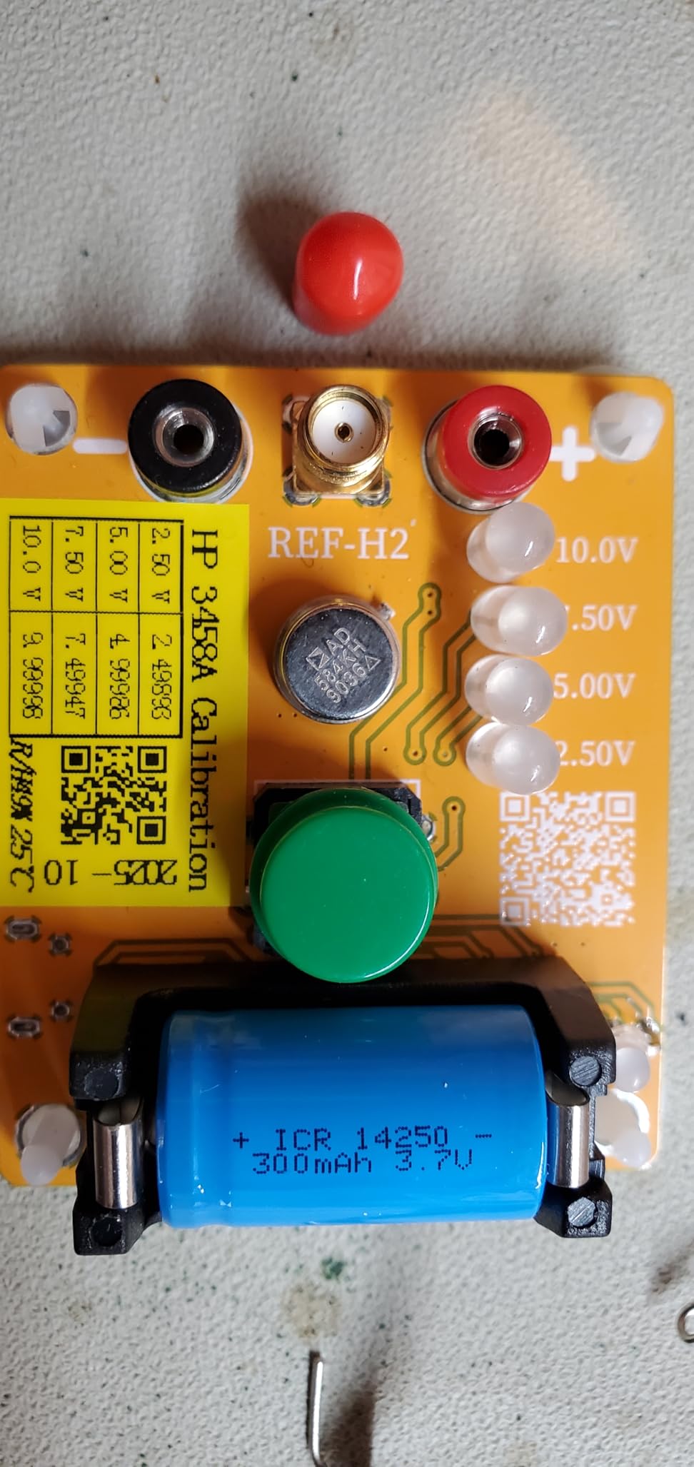 Walfront Voltage Reference Board AD584K 4 Channel Micro USB Programmable Benchmark Voltage Calibration Module DC5V for HP3458A 8 and A Half Digit Multimeter customer photo 2