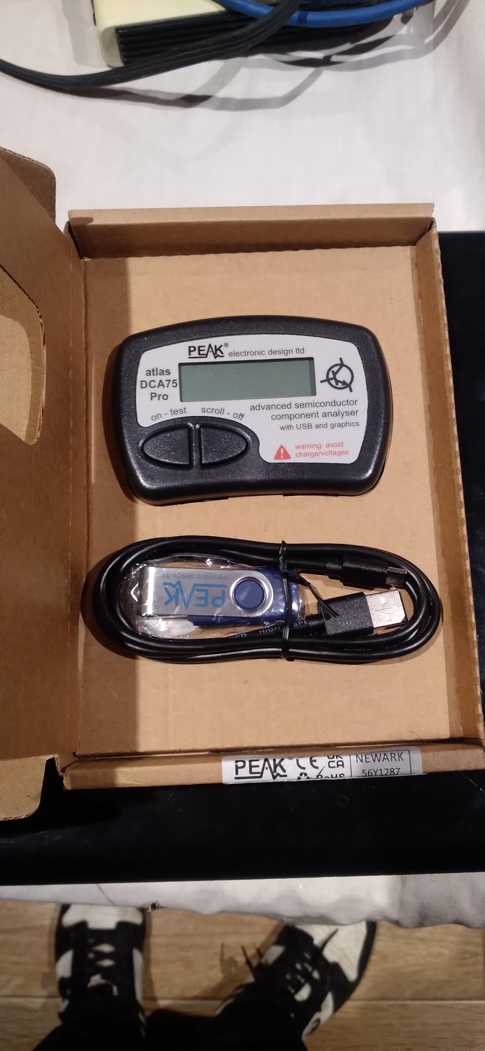 Peak Atlas DCA75 Pro Semiconductor Tester, Light Blue customer photo 1