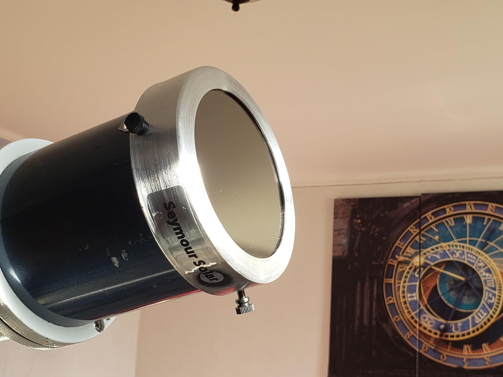 Helios Glass Telescope Solar Filter by Seymour Solar (7.5 inch 190mm. Fits Optical Tube Diameter 7 1/8 inch to 7 3/8 inch) customer photo 2