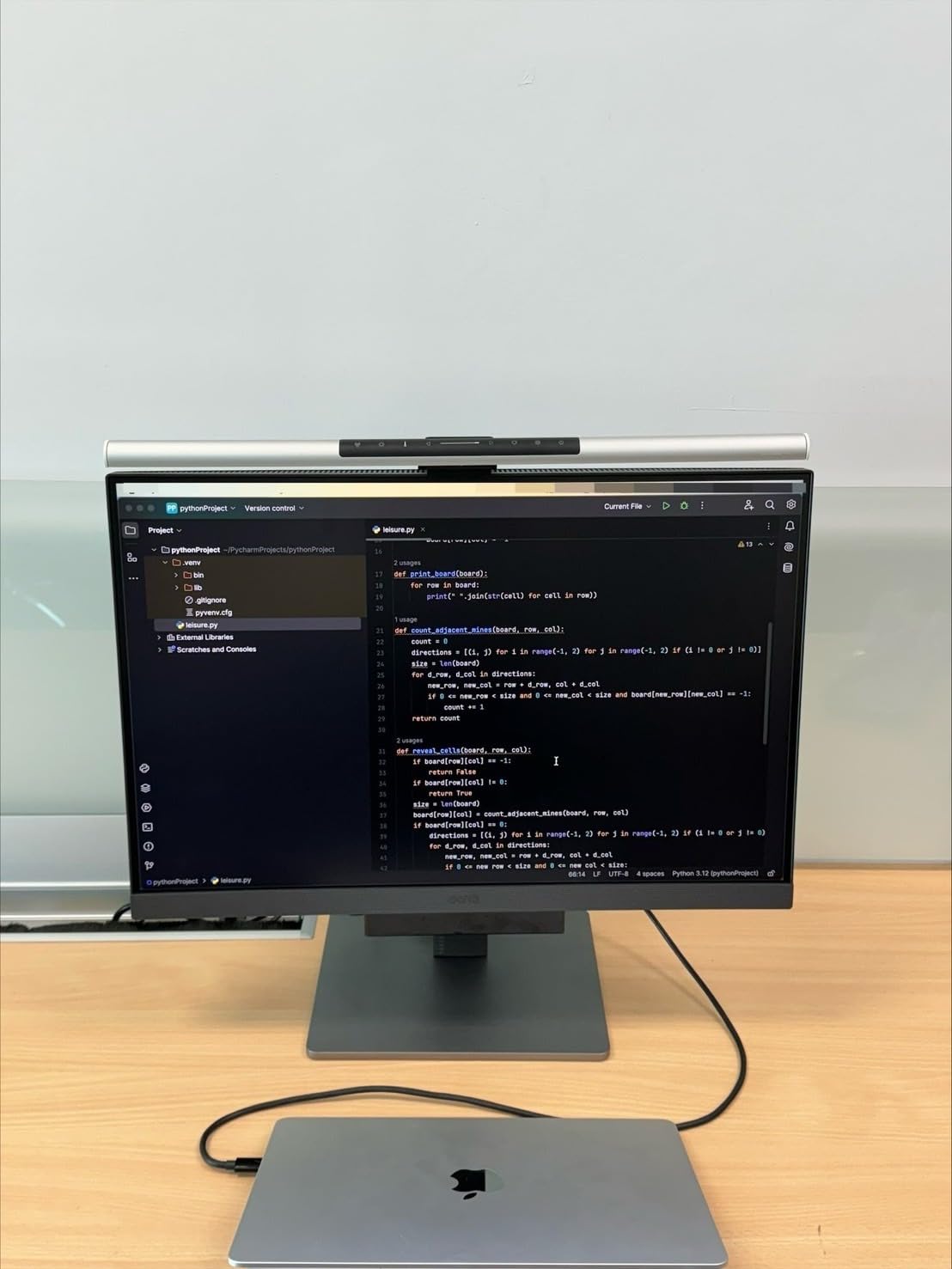 BenQ RD240Q 24.1 inch WQXGA Programming Monitor, 90W USB Type-C, Advanced Coding Modes, Coding HotKey, Ergonomic Design, 16:10 Special Ratio, Circadian Mode, Eye-Care Technology customer photo 1