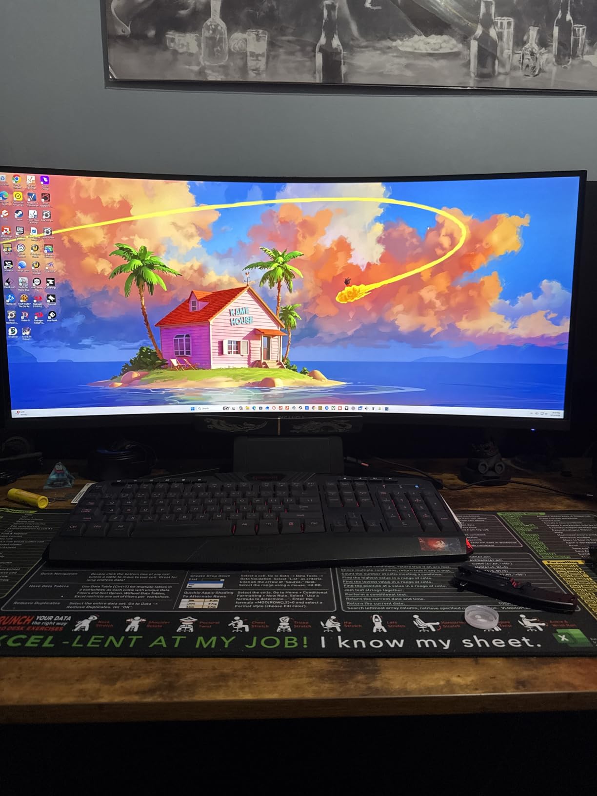 SANSUI 34-Inch Curved Gaming Monitor UWQHD 3440 x 1440P Up to 200Hz 165Hz Curved 1500R - PIP/PBP, OD 1ms, HDR, 300nits, sRGB 130%, DCI-P3 97% customer photo 2