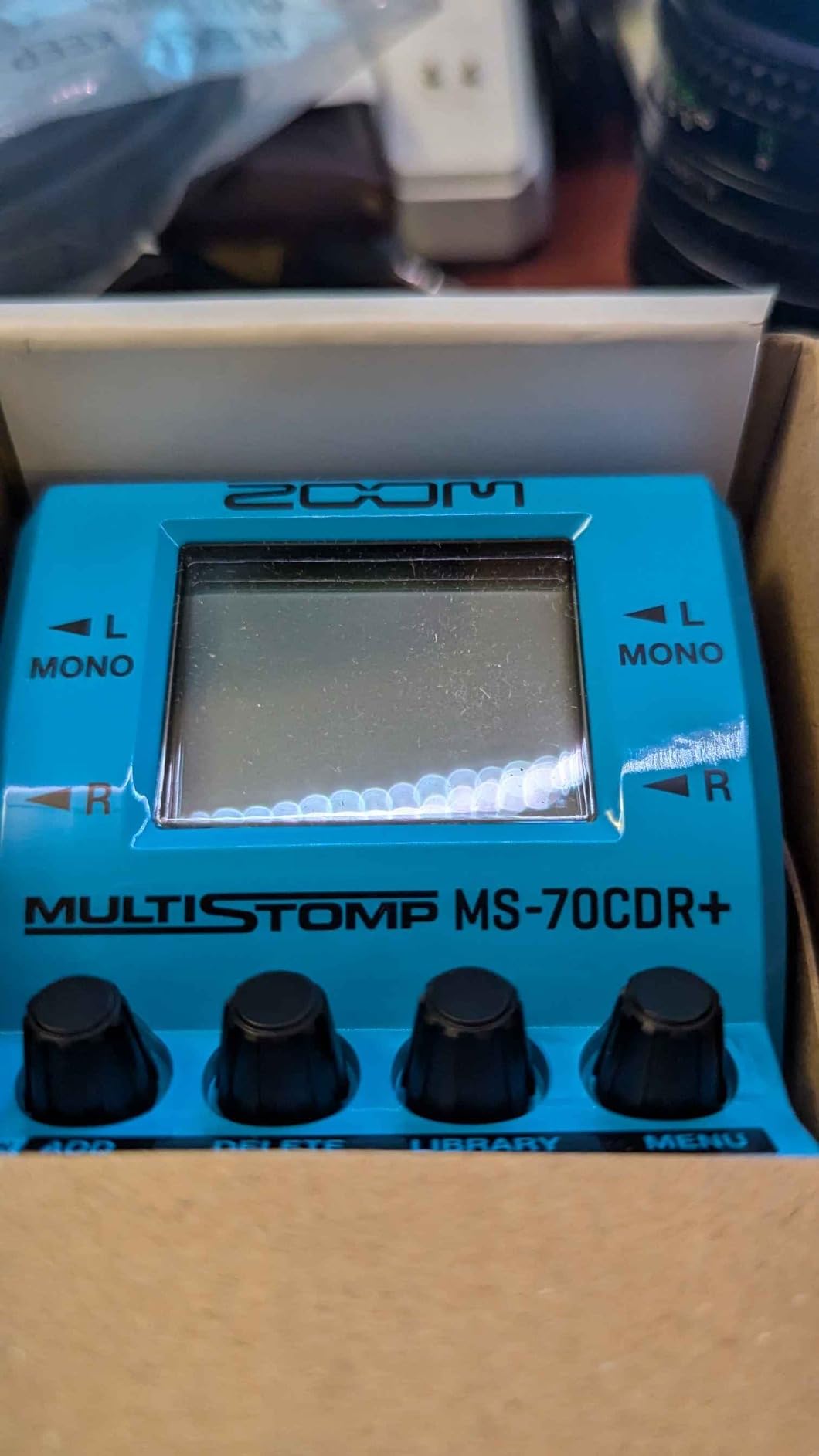 Zoom MS-70CDR+ MultiStomp Guitar Effects Pedal for Guitarists & Keyboardists with 140+ Chorus, Delay & Reverb Effects, Stereo I/O, Effect Chaining, Built-In Tuner, Battery Powered customer photo 2