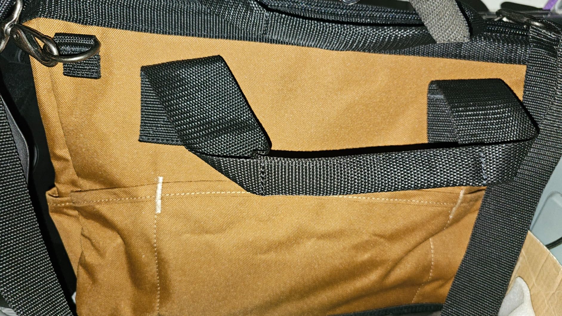 Carhartt Onsite Tool Bag, Durable Water-Resistant, Tool Storage Bag, Midweight, 13-Inch 15 Pocket, Carhartt Brown customer photo 2