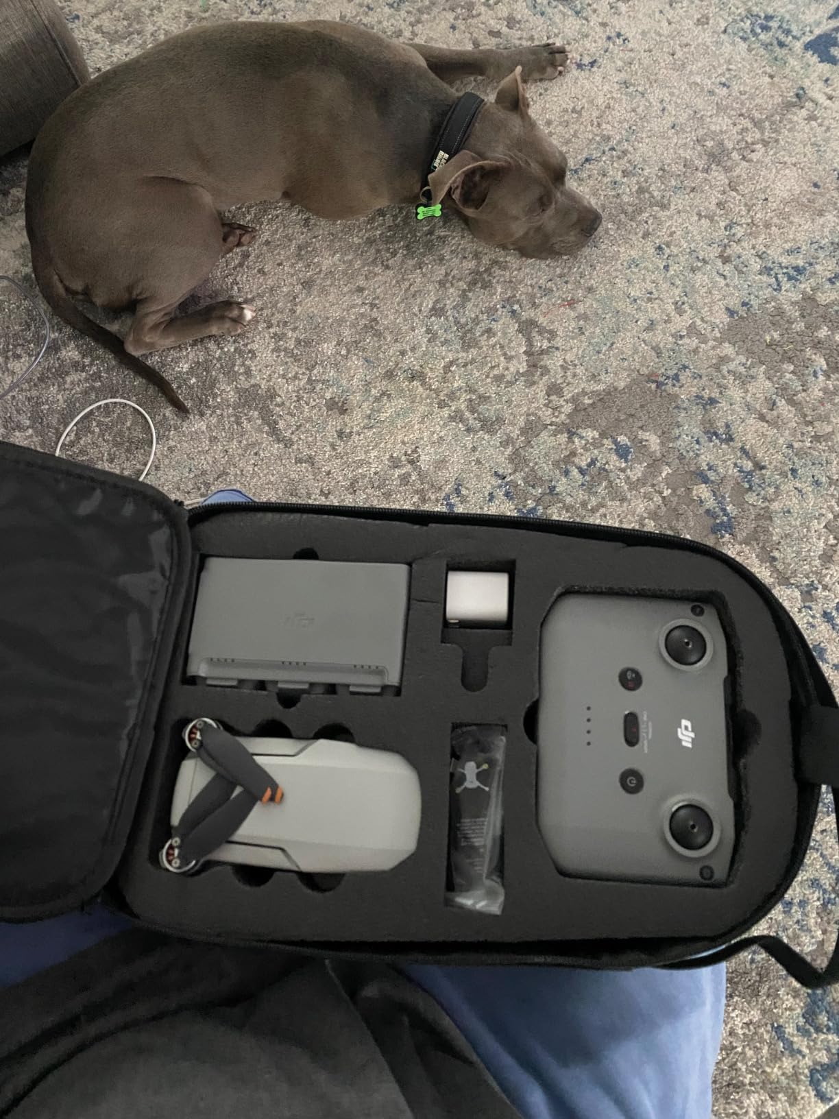 PEKREWS Mini 4K Case, Portable Mini 2 SE Backpack Compatible with DJI RC N1 Controller, Travel Drone Bag for Charging Hub and 3 Batteries, Waterproof RC N1 Carrying Case for DJI Drone Accessories customer photo 2