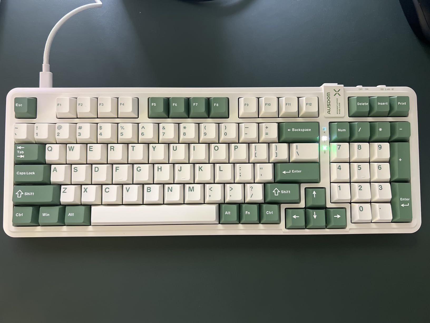 AUSDOM 98Pro Silent Mechanical Keyboard with Gasket Structure and Pre-lubed Tactile Switches customer photo 2