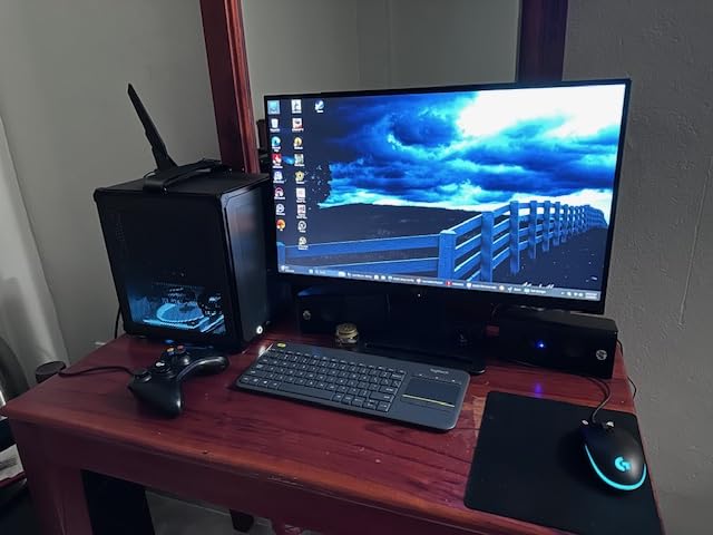 JONSBO C6-ITX Black Mini ITX Handled Mesh PC Case, Simple Compact Desktop Chassis, ATX Power Support, 170mm Tower Cooler, Tool-Free Open SFF Case customer photo 2