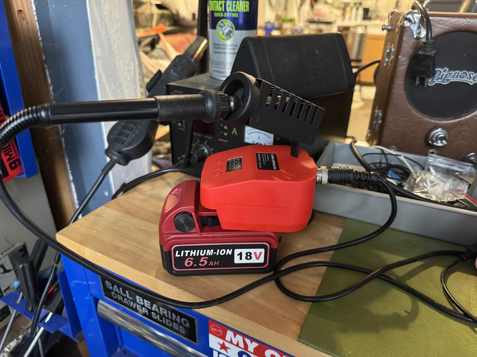 Cordless Soldering Iron Station for Dewalt 20V Max Battery, Portable Electric Fast Heating Up Soldering Iron with USB & Type C, for DIY, Appliance Repair (Battery Not Included) customer photo 1