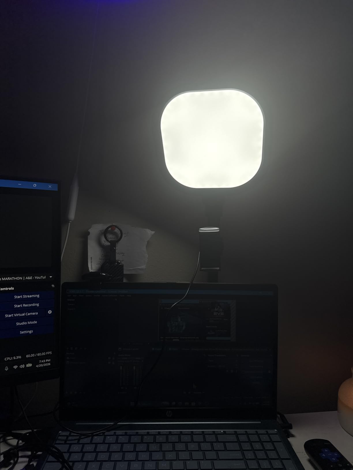 2 Packs Video Conference Lights for Zoom Meeting, LitONES Podcast Lighting Kit for Working from Home Office, Desktop Video Light with Stand and Phone Holder CRI 97.8 customer photo 1