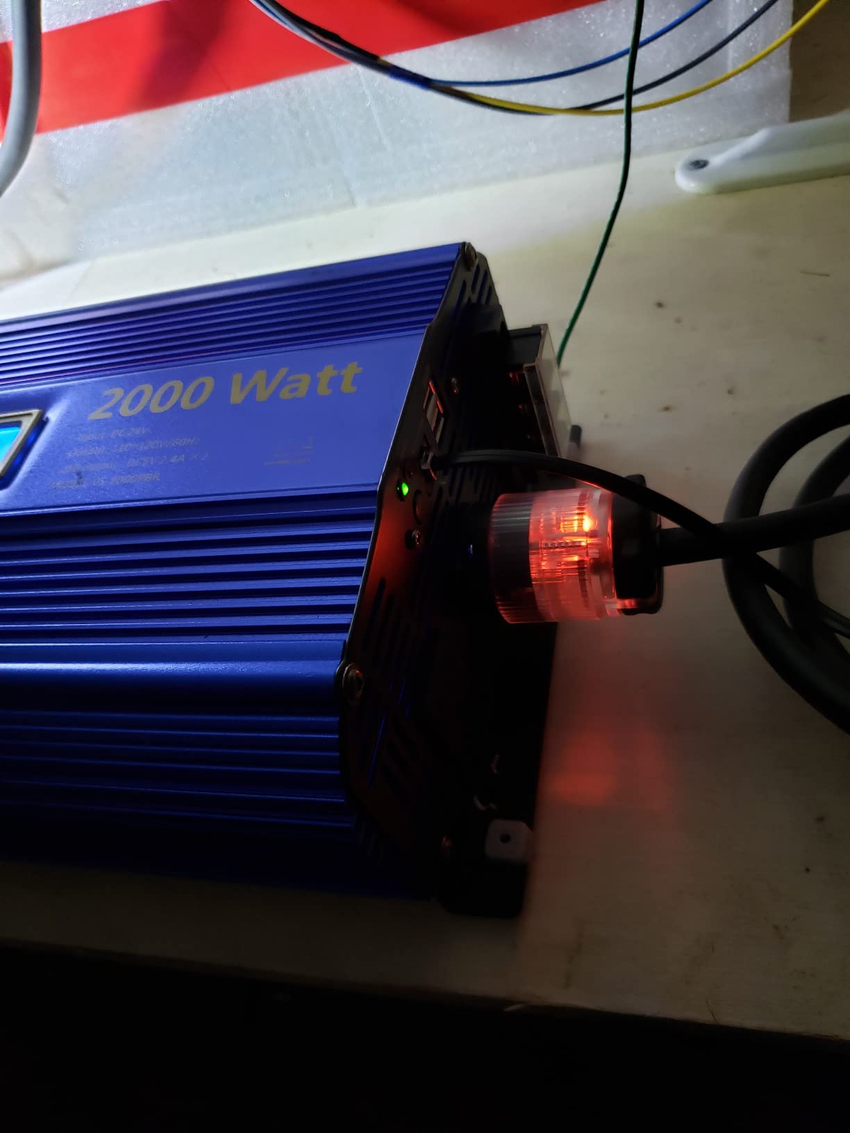 VOLTWORKS 2000Watt Pure Sine Wave Power Inverter 12V DC to 110V 120V AC ETL UL458 Compatible with Lithium Battery Starlink for Off-Grid Solar RV Home Truck with 2.4A USB Ports & 1AC Terminal Block customer photo 2