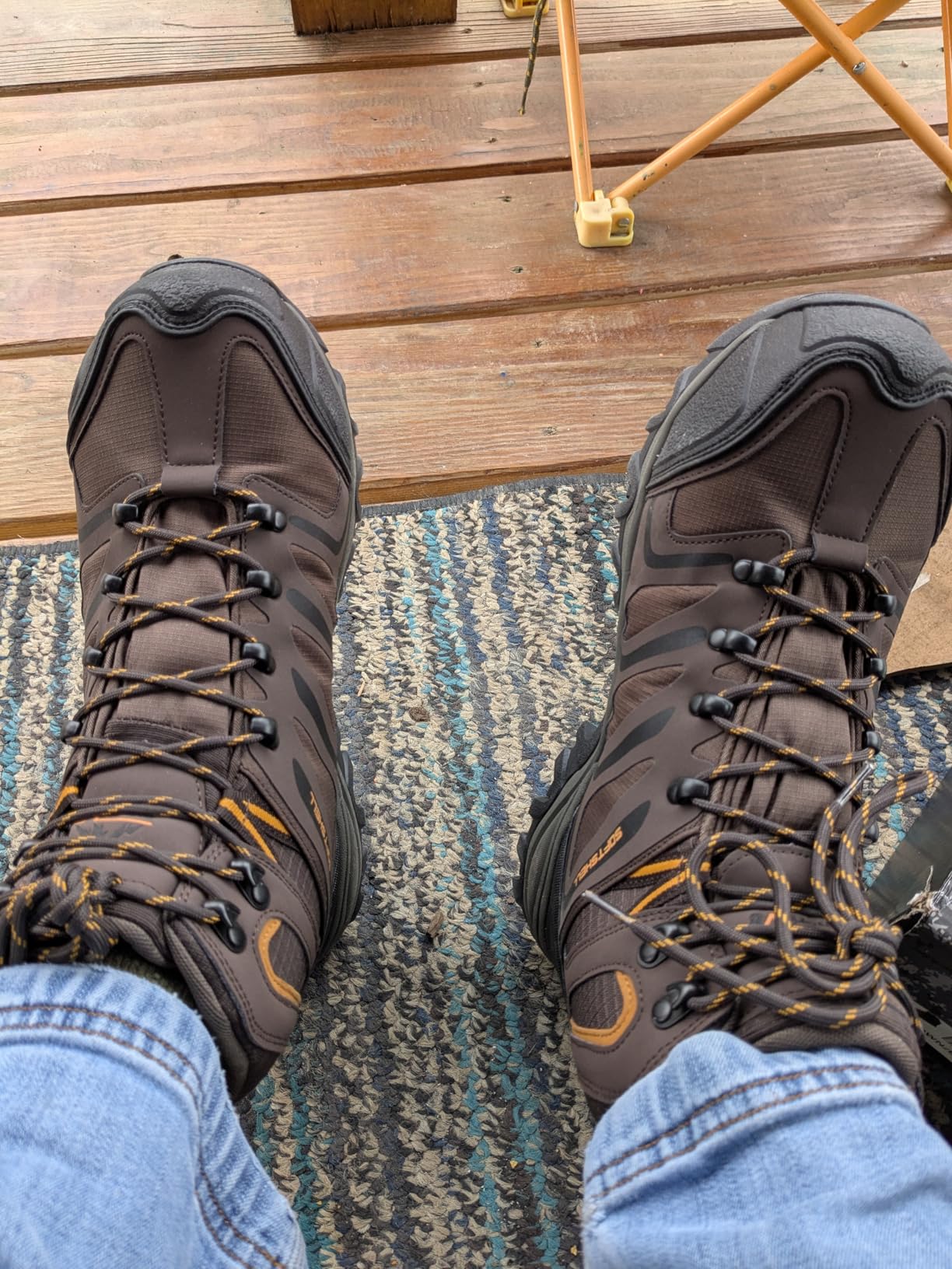 NORTIV 8 Waterproof Work Boots for Men Steel Toe Safety Construction Boots ARMADILLO-STL customer photo 2