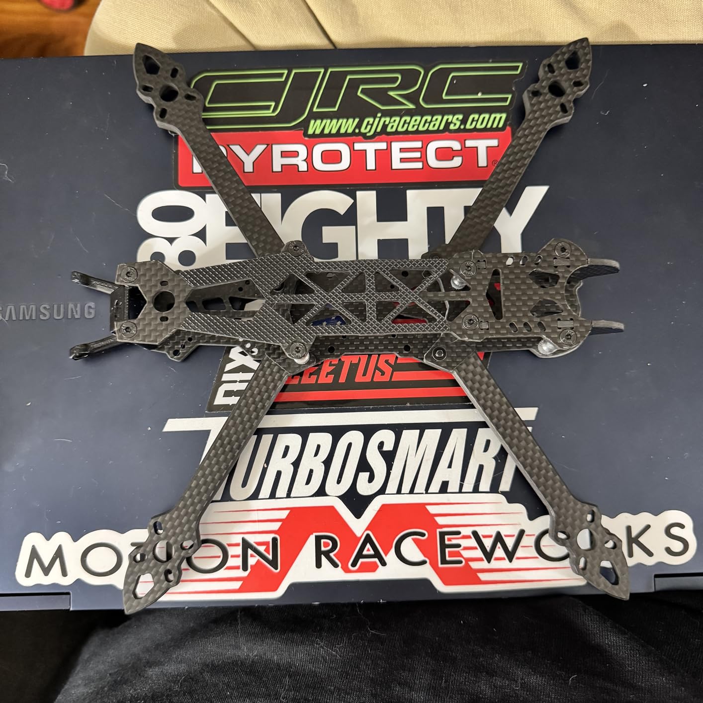 Mark4 HD 5-Inch FPV Racing Drone Frame Kit, 225mm Wheelbase Carbon Fiber Quadcopter Frame with 5mm Arm for RC Freestyle FPV, Drone Quad Compatible with DJI FPV Air Unit Vista System customer photo 2