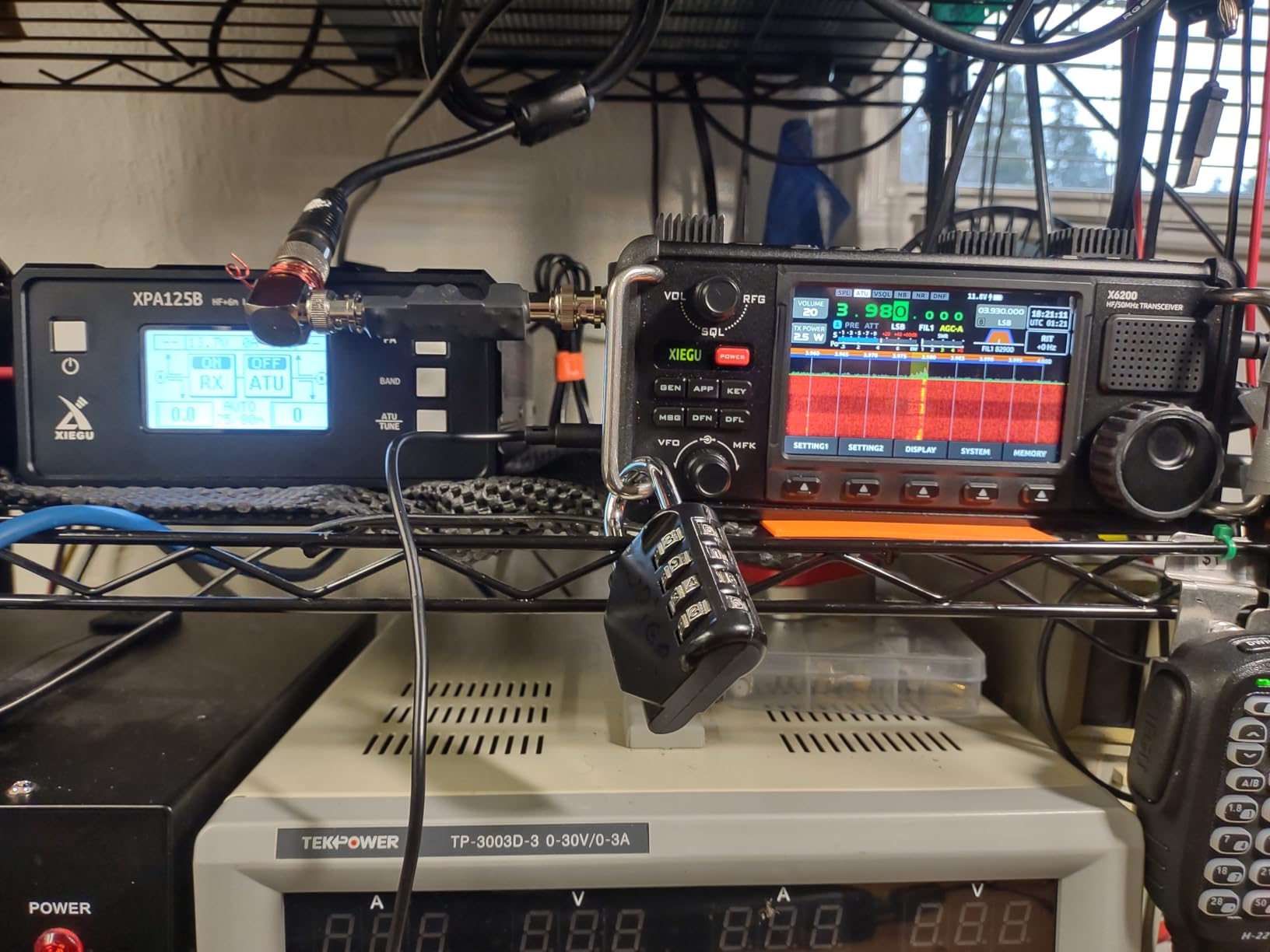 Xiegu X6200 HF Radio Transceiver, Portable HF/50MHz/WFM/AIR Receiver with RF Direct Sampling System, 3200mAh Replaceable Battery customer photo 1