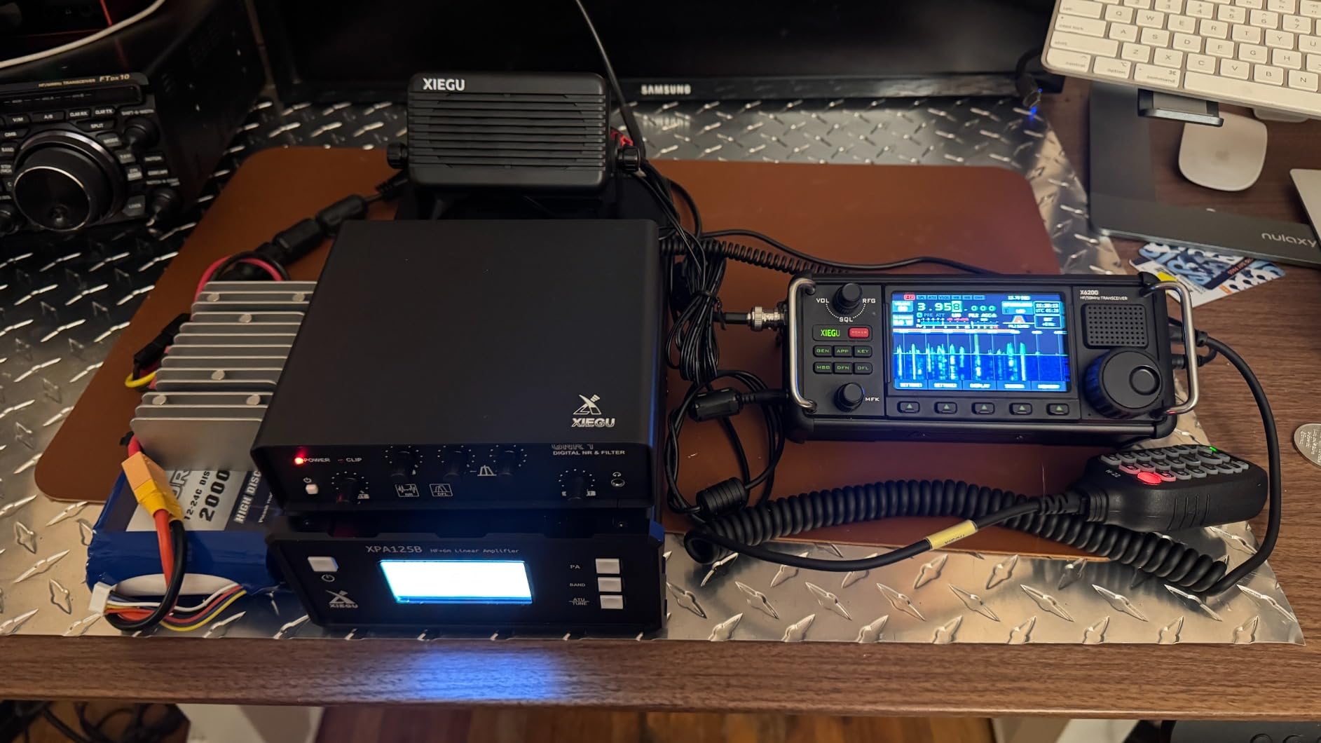 Xiegu X6200 HF Radio Transceiver, Portable HF/50MHz/WFM/AIR Receiver with RF Direct Sampling System, 3200mAh Replaceable Battery customer photo 2