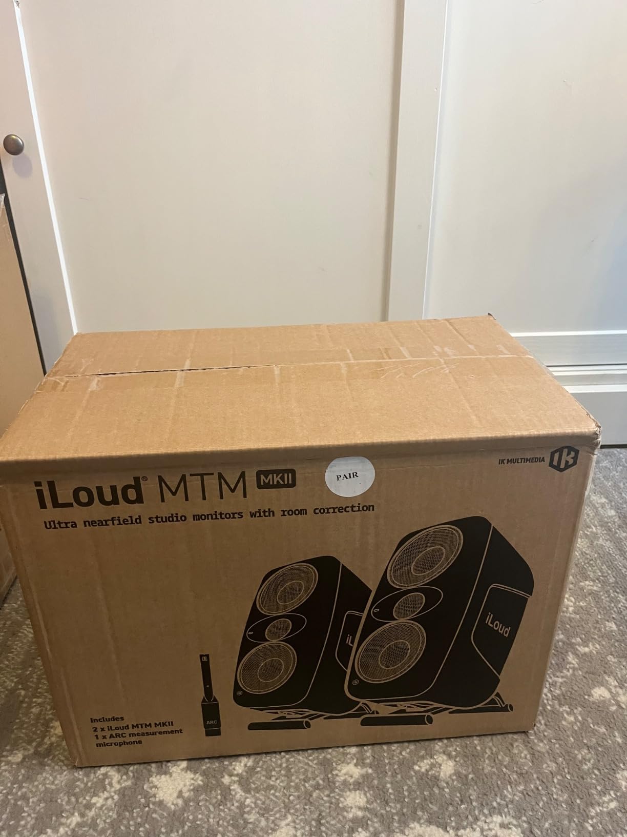 IK Multimedia iLoud MTM MKII (Pair Plus ARC mic) Compact Studio Monitor with Built-in ARC Room Correction, Speaker Emulation, 100W Power customer photo 2